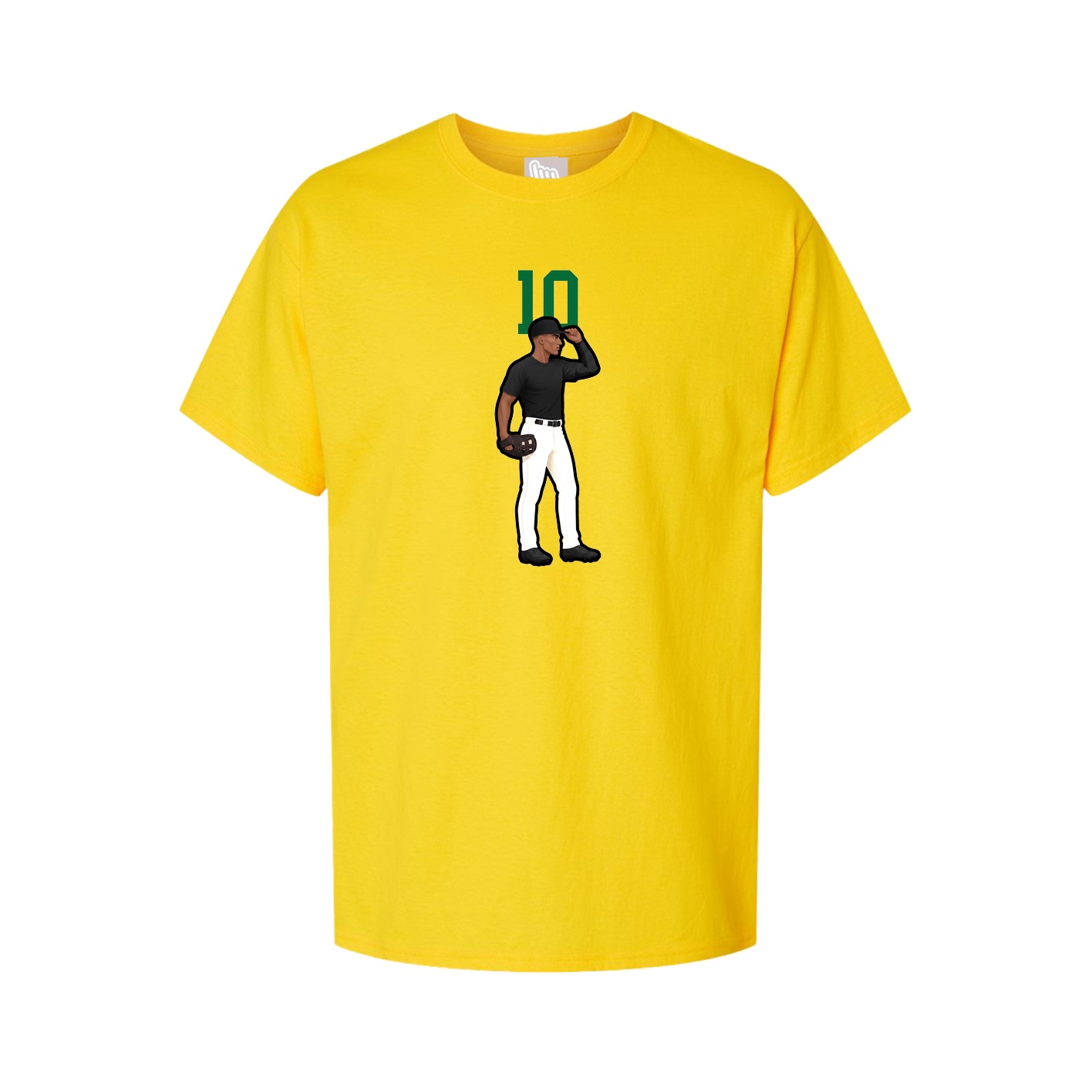 Tee — Number Top in Gold