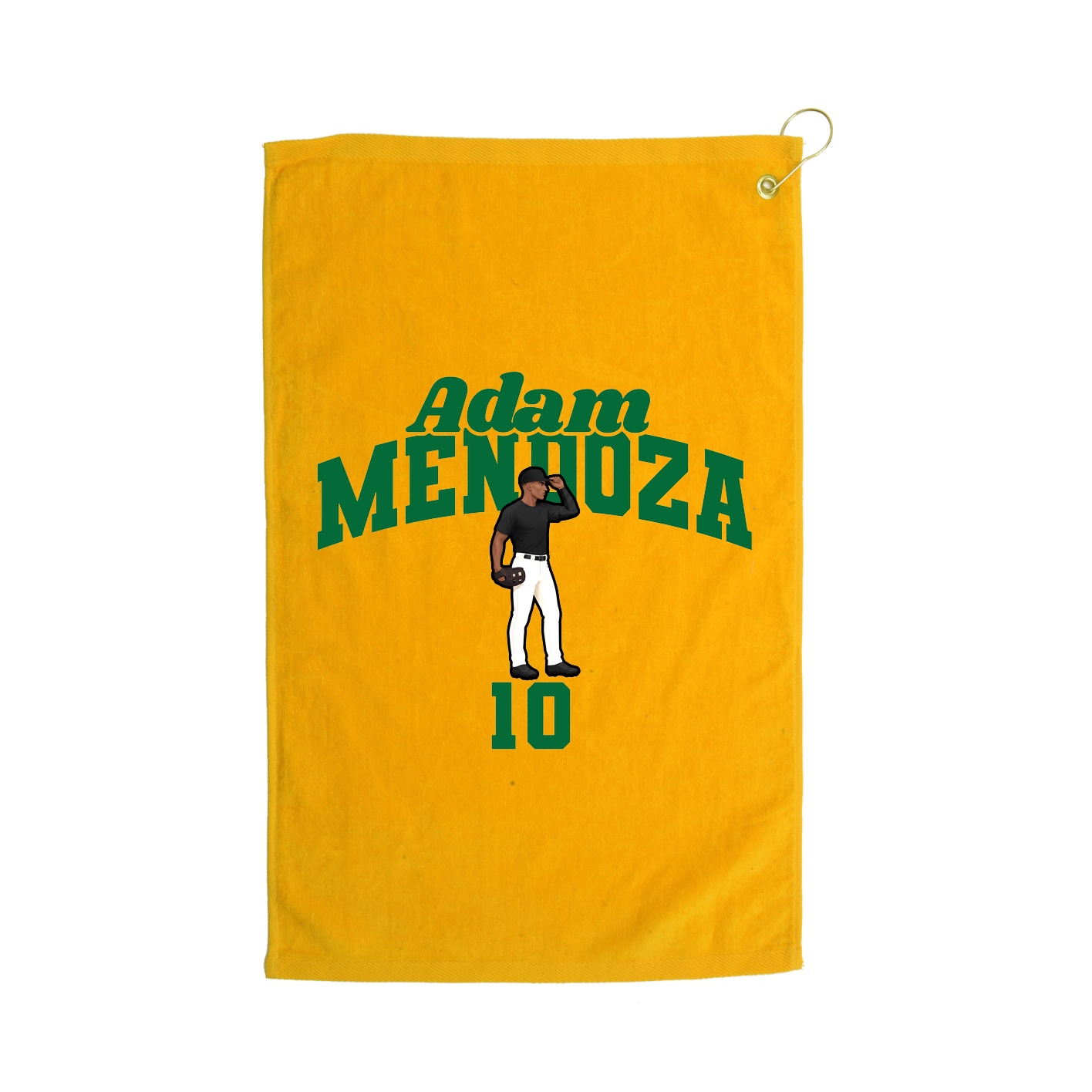 Golf Towel — Signature Arch in Gold