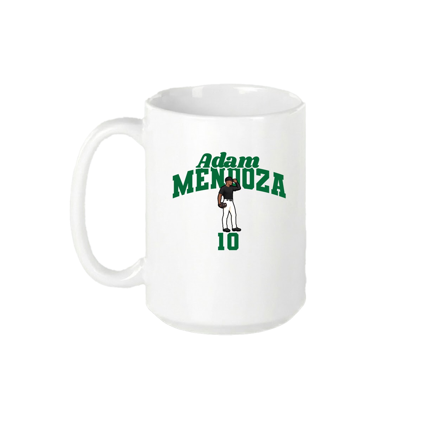 15oz Coffee Mug — Signature Arch in White