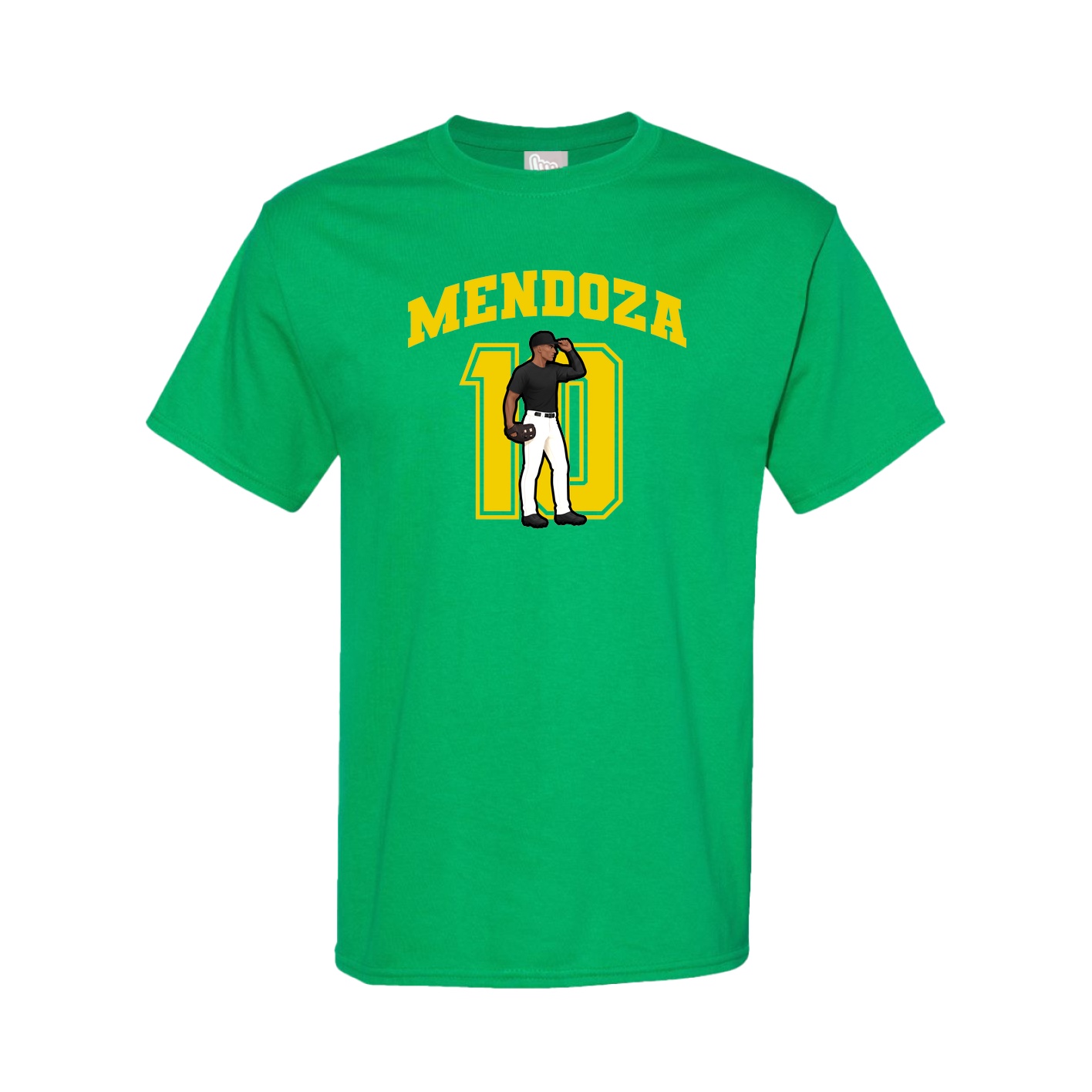 Youth Tee — Number in Green