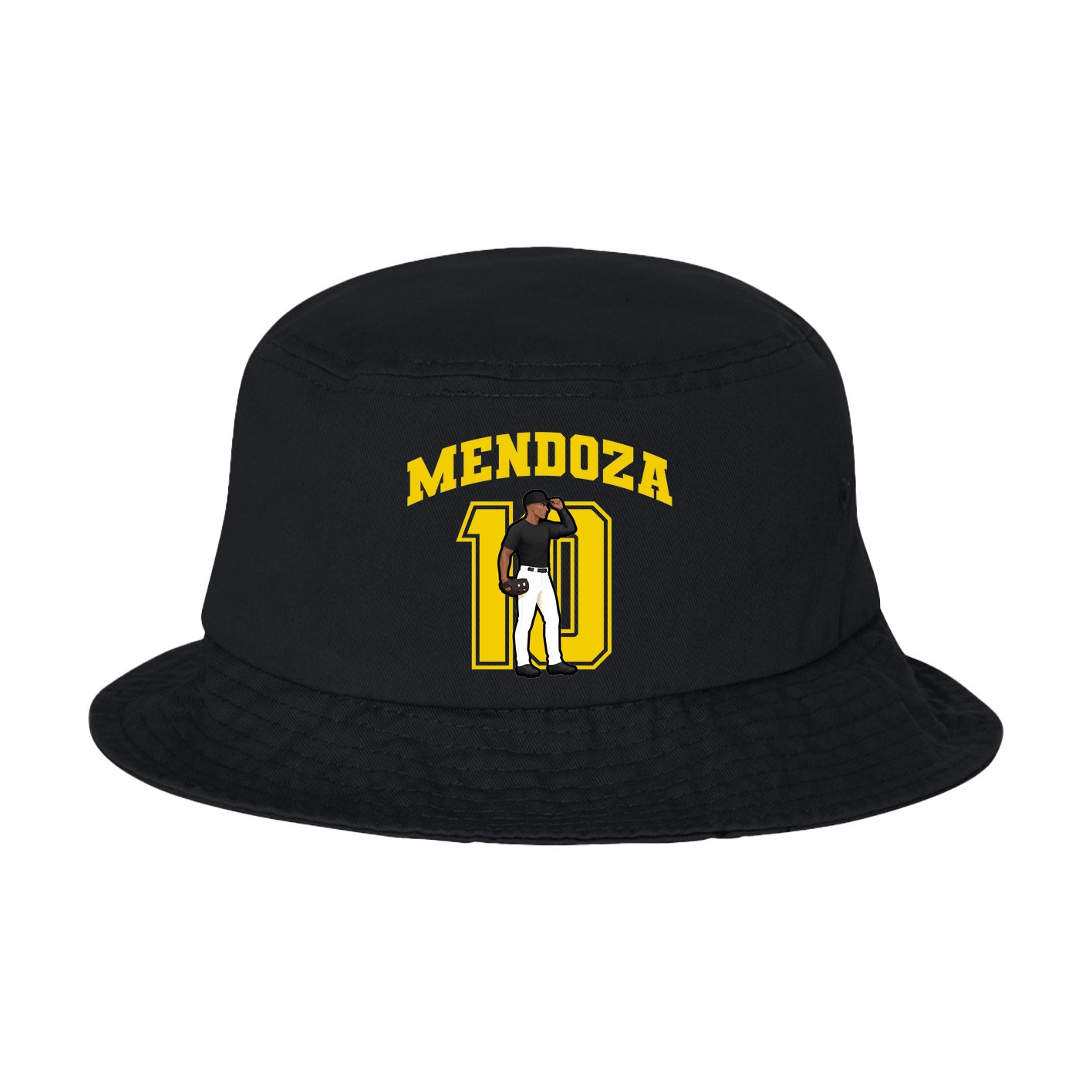Bucket Cap — Number in Black