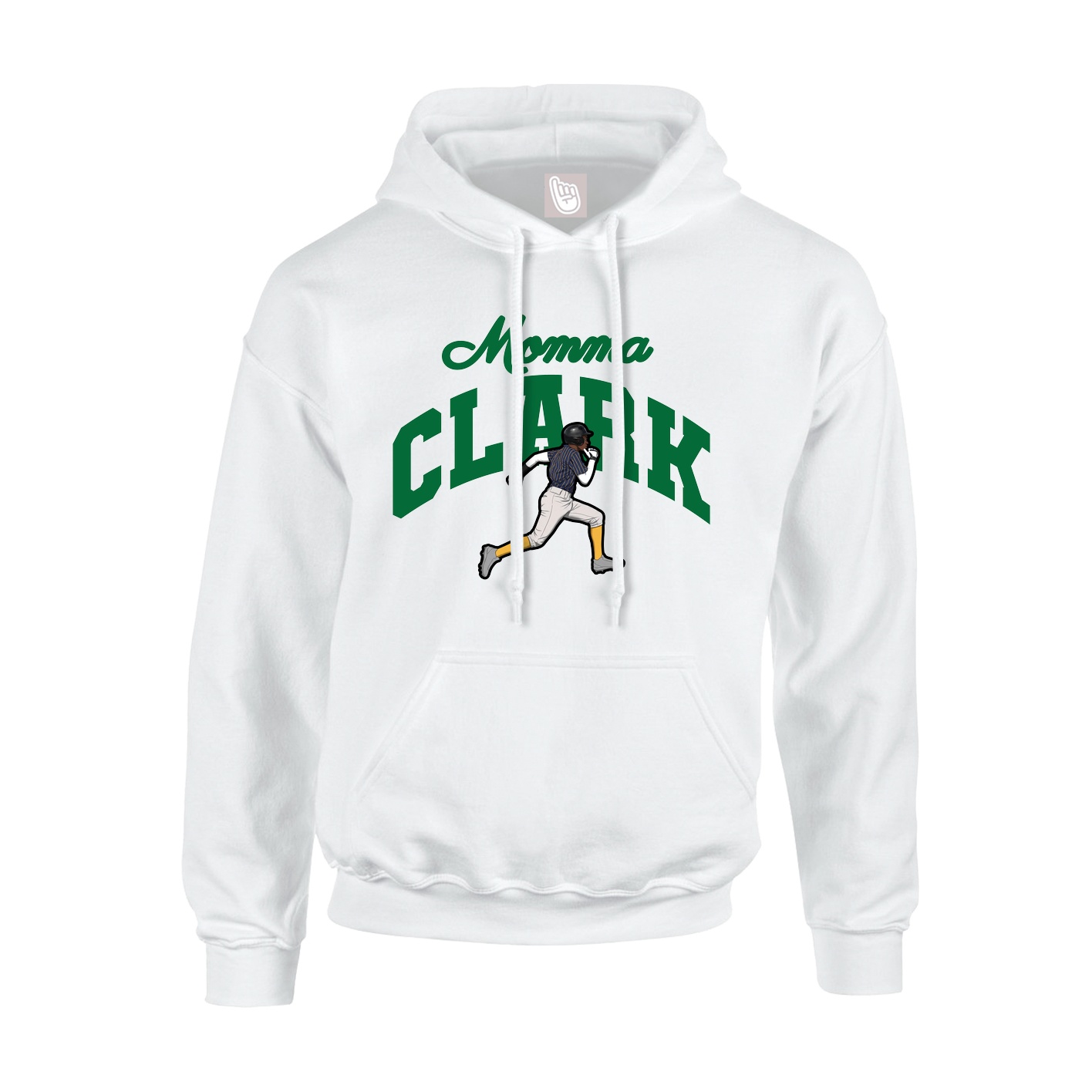 Youth Hoodie — Mothers Day Arch in White