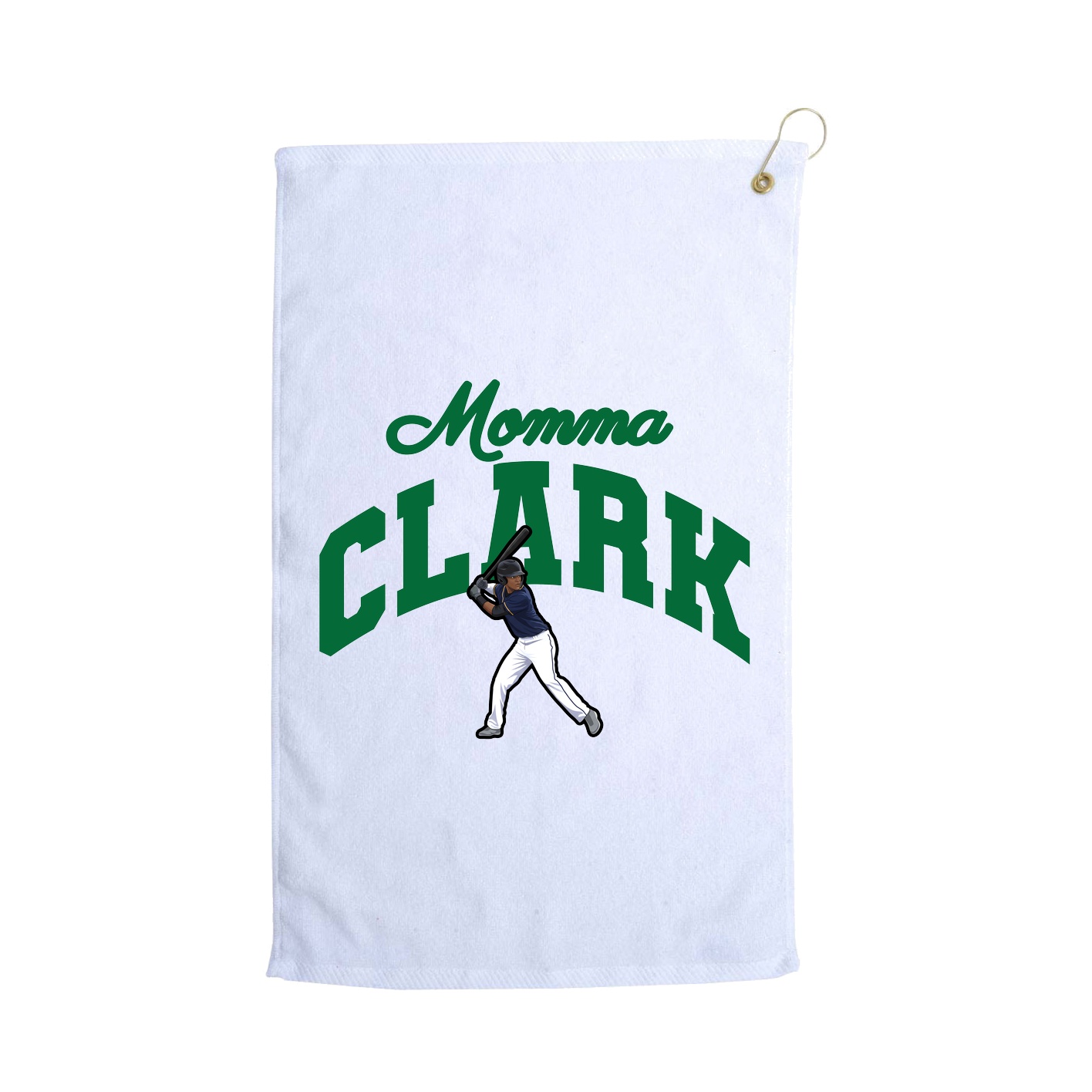 Golf Towel — Mothers Day Arch in White
