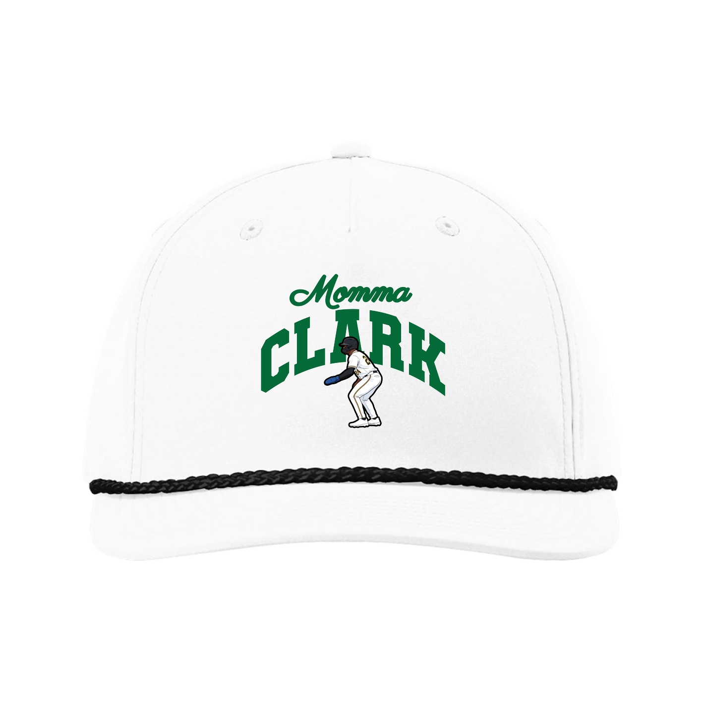 Five-Panel Classic Rope Cap — Mothers Day Arch in White