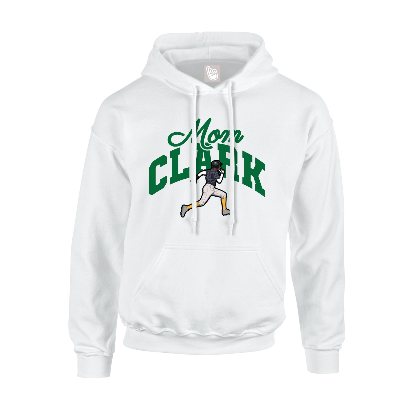 Youth Hoodie — Mothers Day Arch in White