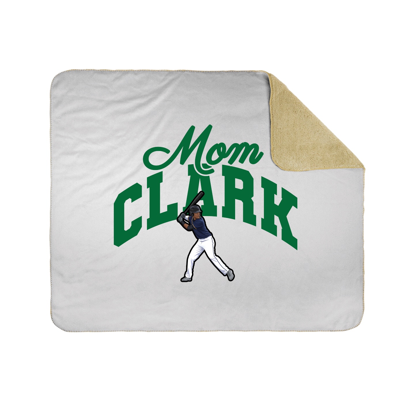 Throw Blanket — Mothers Day Arch in White