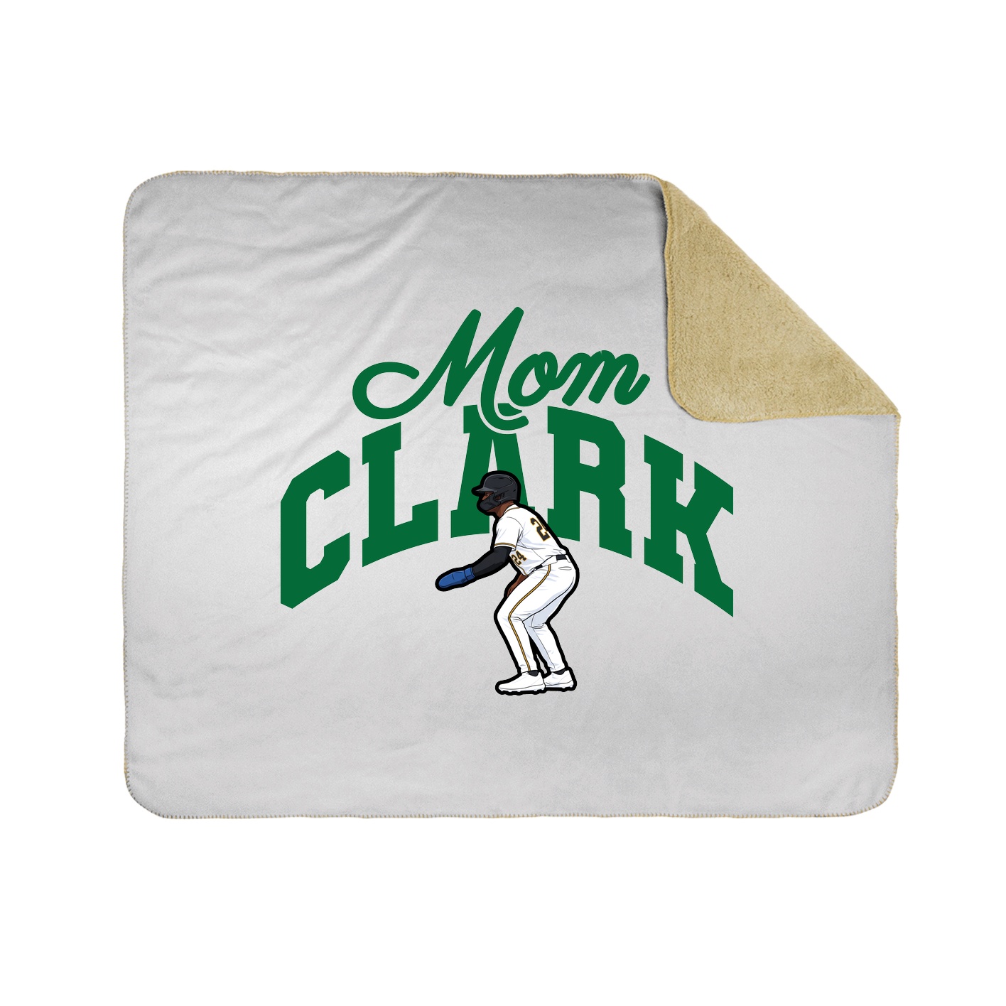 Throw Blanket — Mothers Day Arch in White