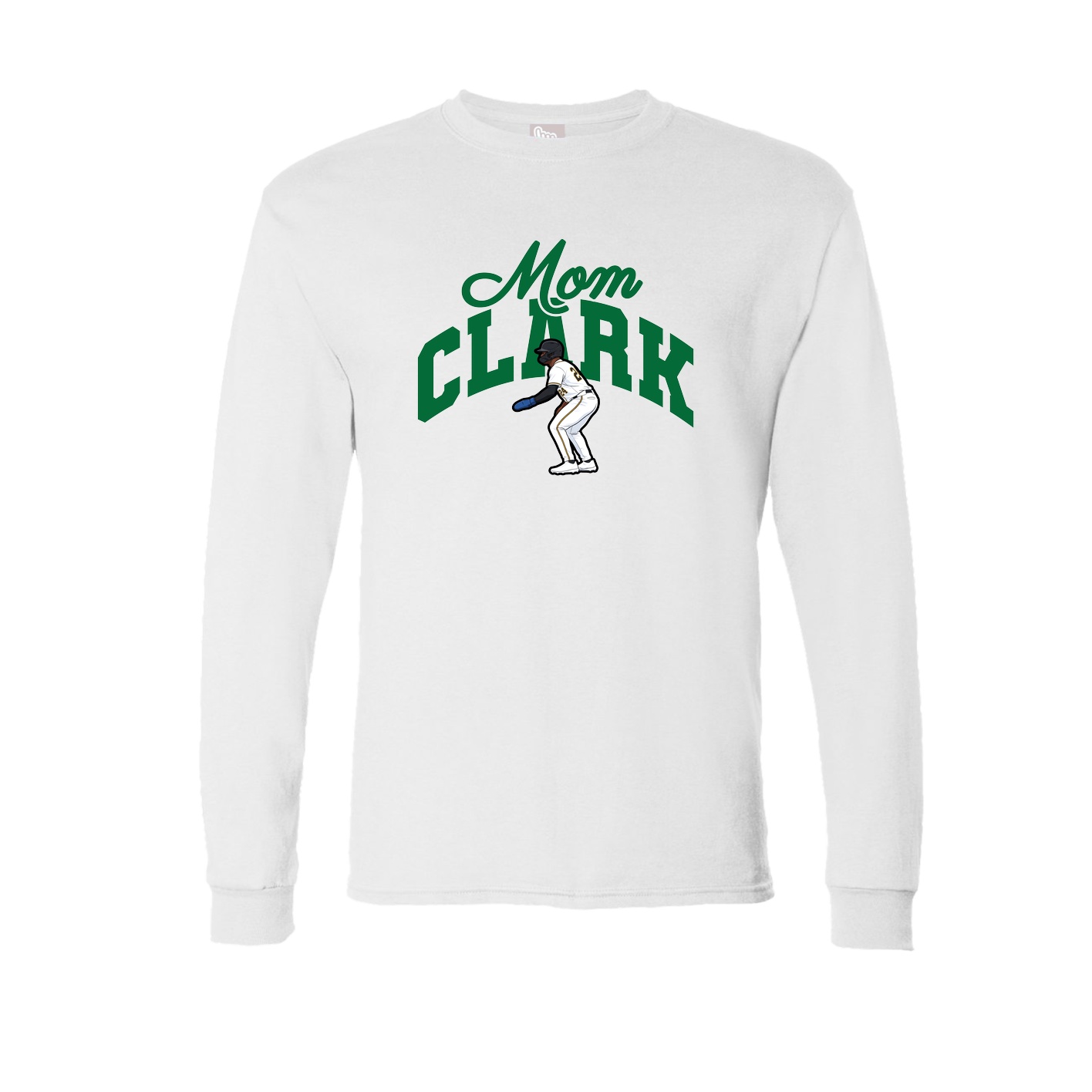 Long Sleeve Tee — Mothers Day Arch in White
