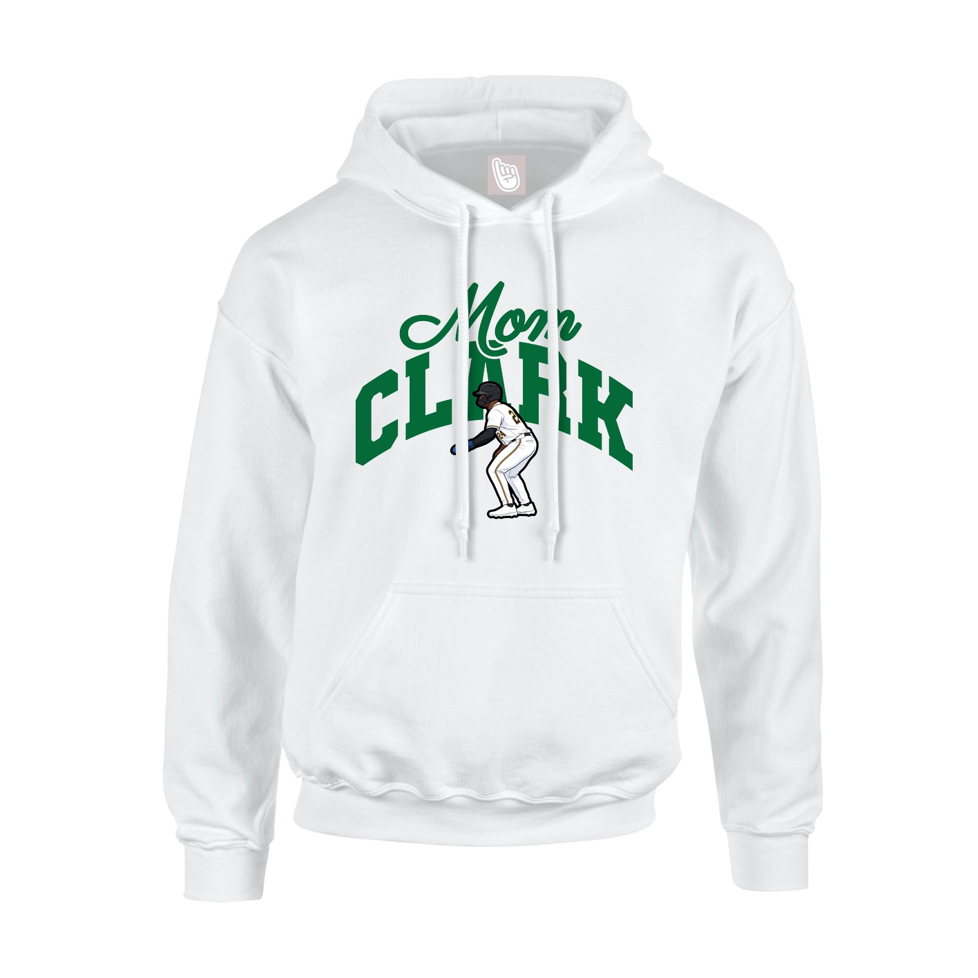 Youth Hoodie — Mothers Day Arch in White