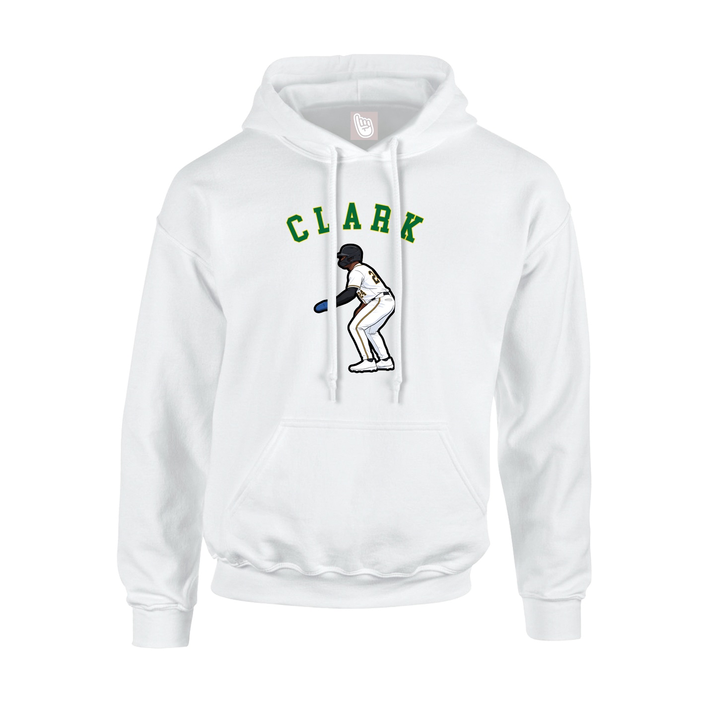 Hoodie — Shirsey Arch in White
