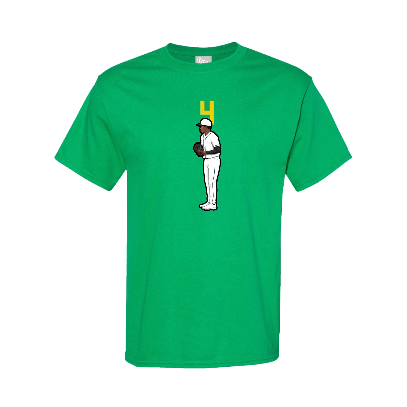 Tee — Number Top in Green