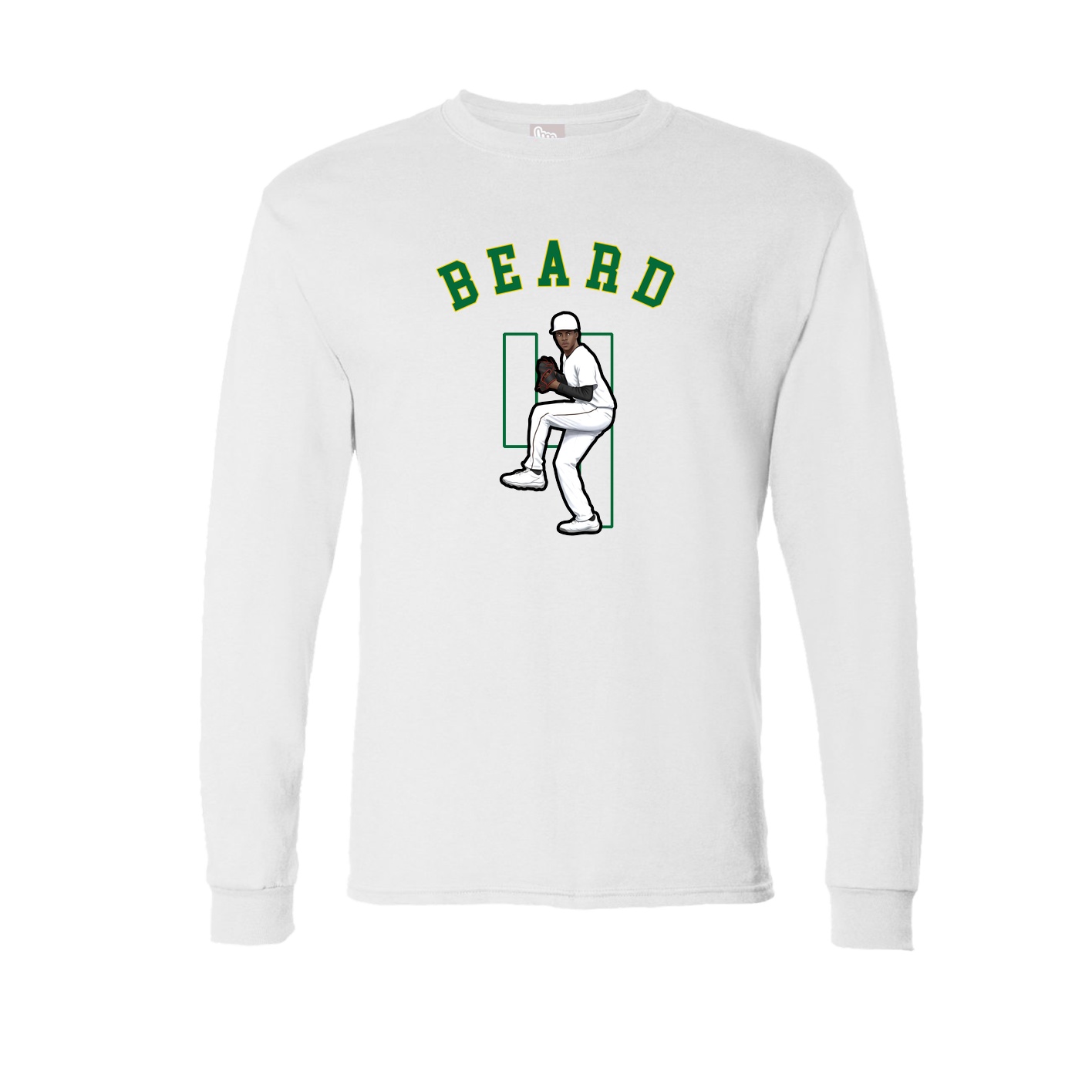Long Sleeve Tee — Shirsey Arch in White