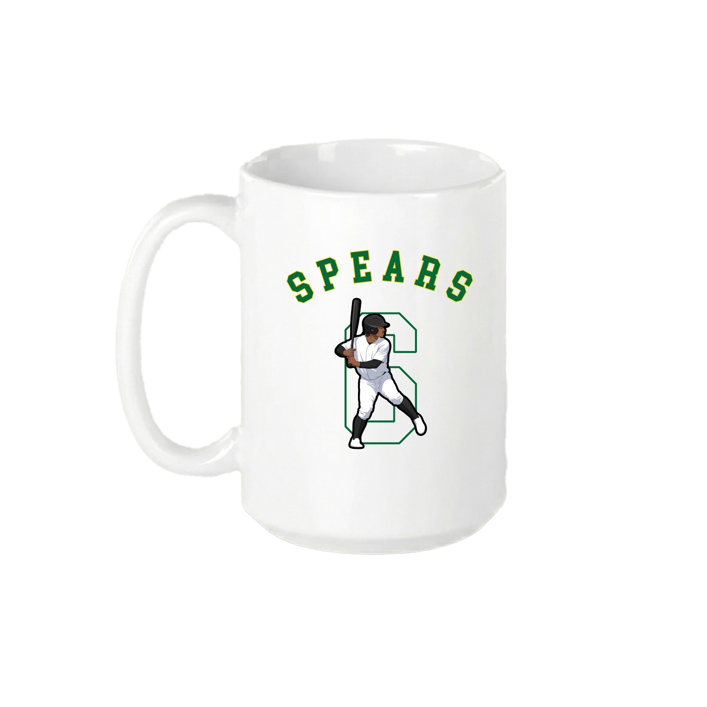 15oz Coffee Mug — Shirsey Arch in White