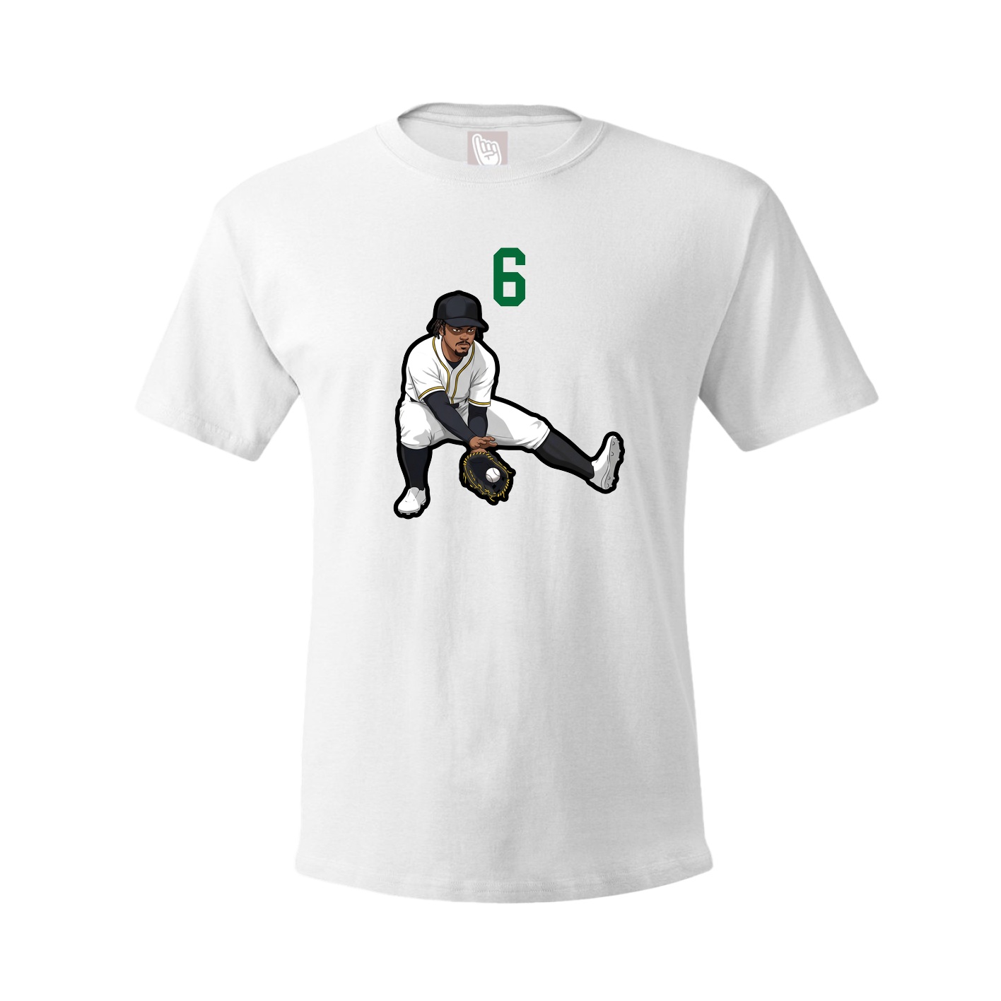 Tee — Number Top in White