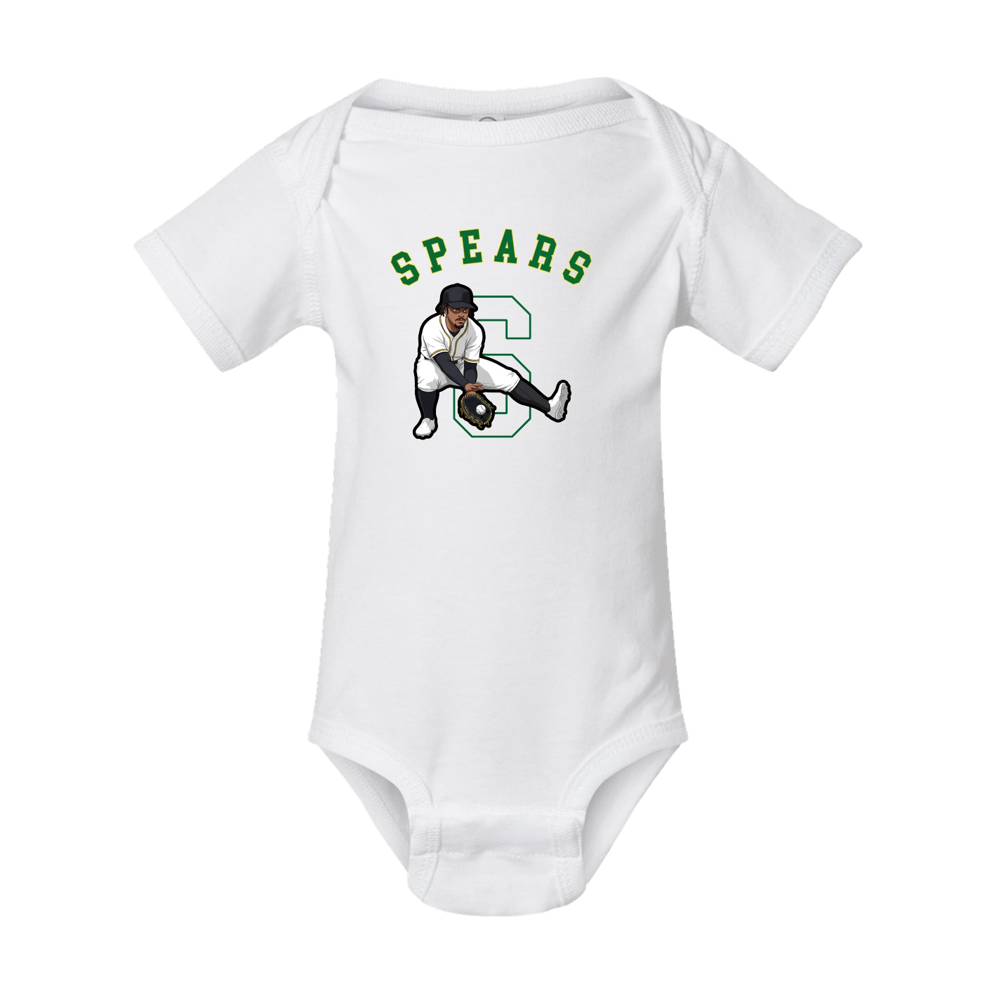 Baby Onesie — Shirsey Arch in White