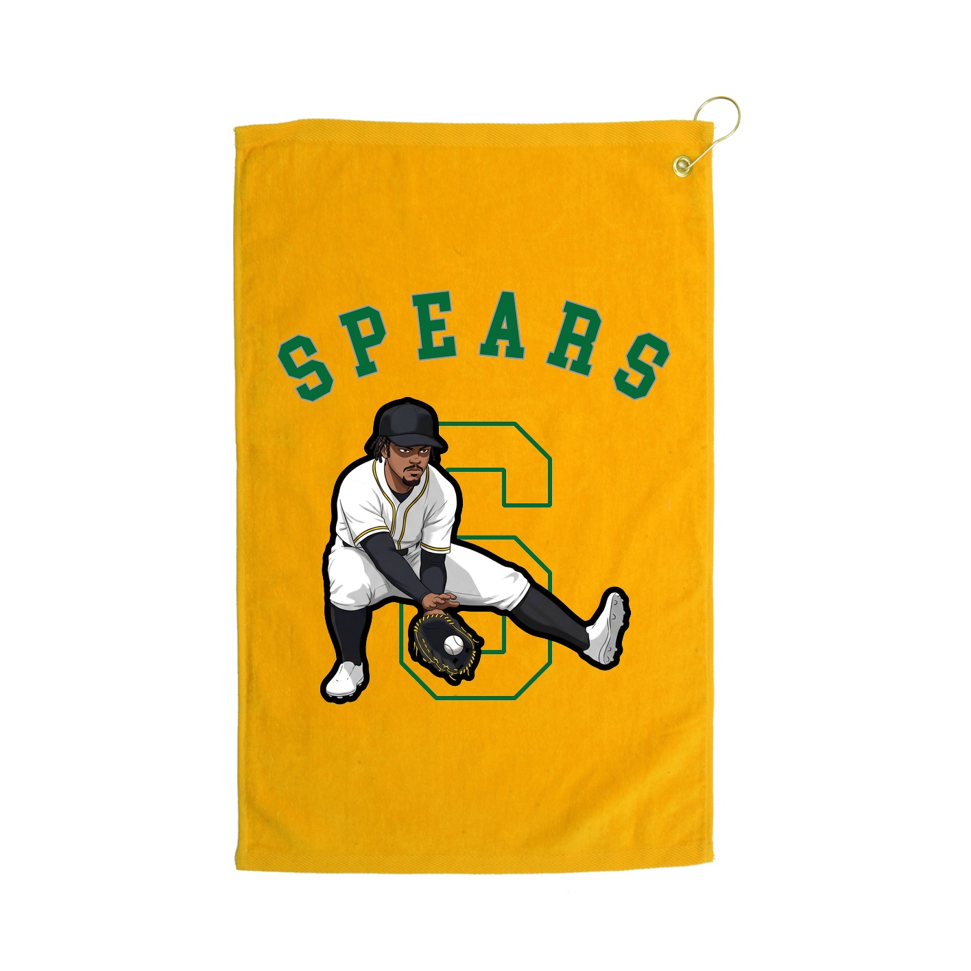 Golf Towel — Shirsey Arch in Gold