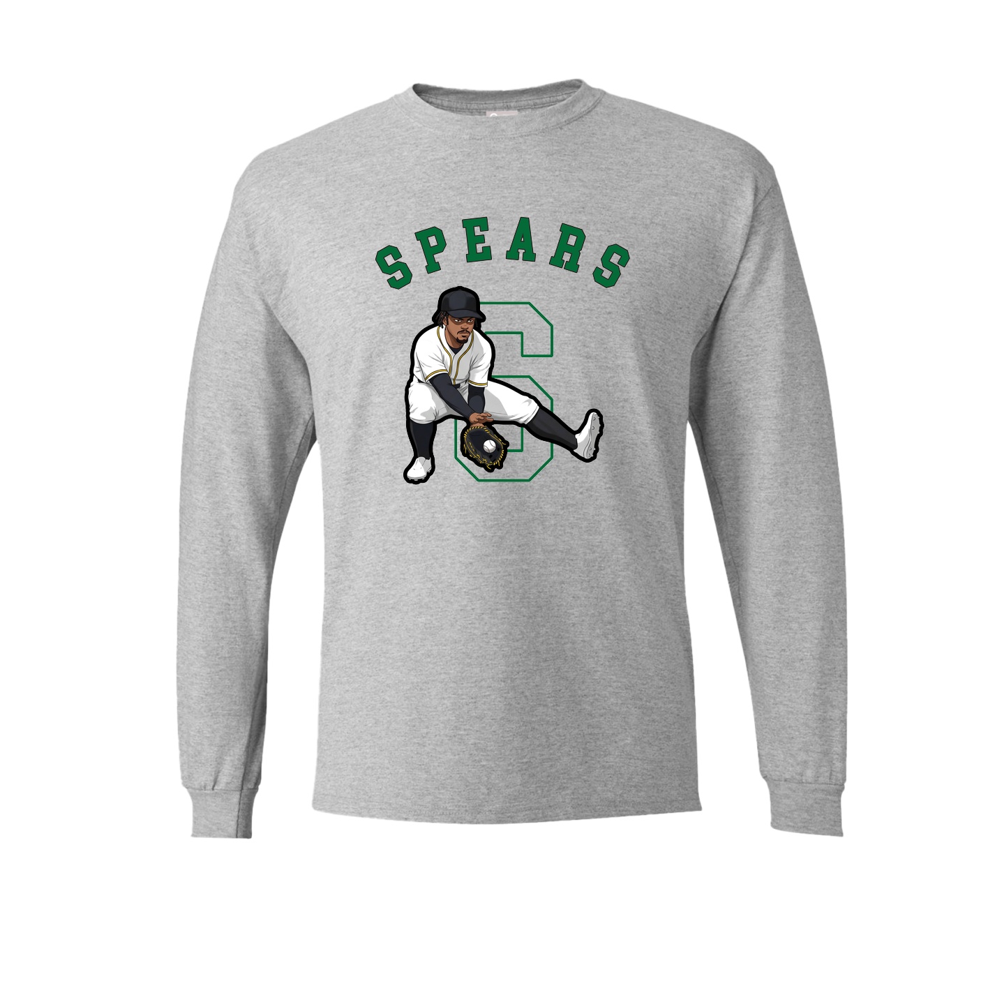 Long Sleeve Tee — Shirsey Arch in Grey