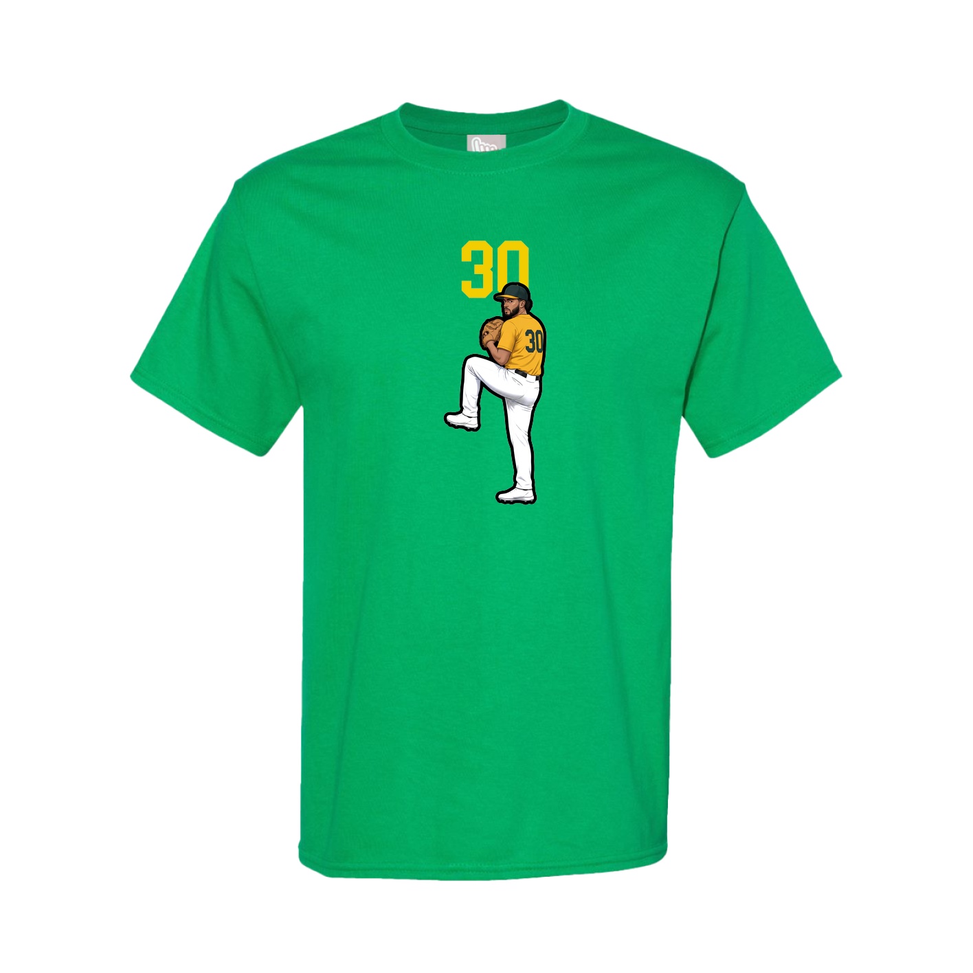 Tee — Number Top in Green