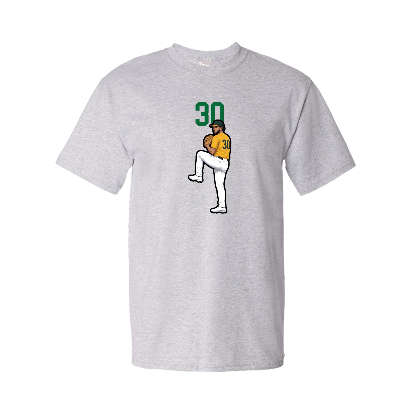 Tee — Number Top in Grey