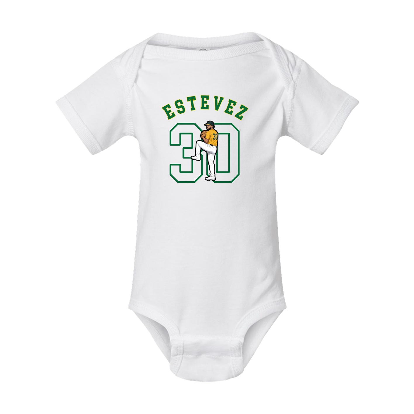 Baby Onesie — Shirsey Arch in White