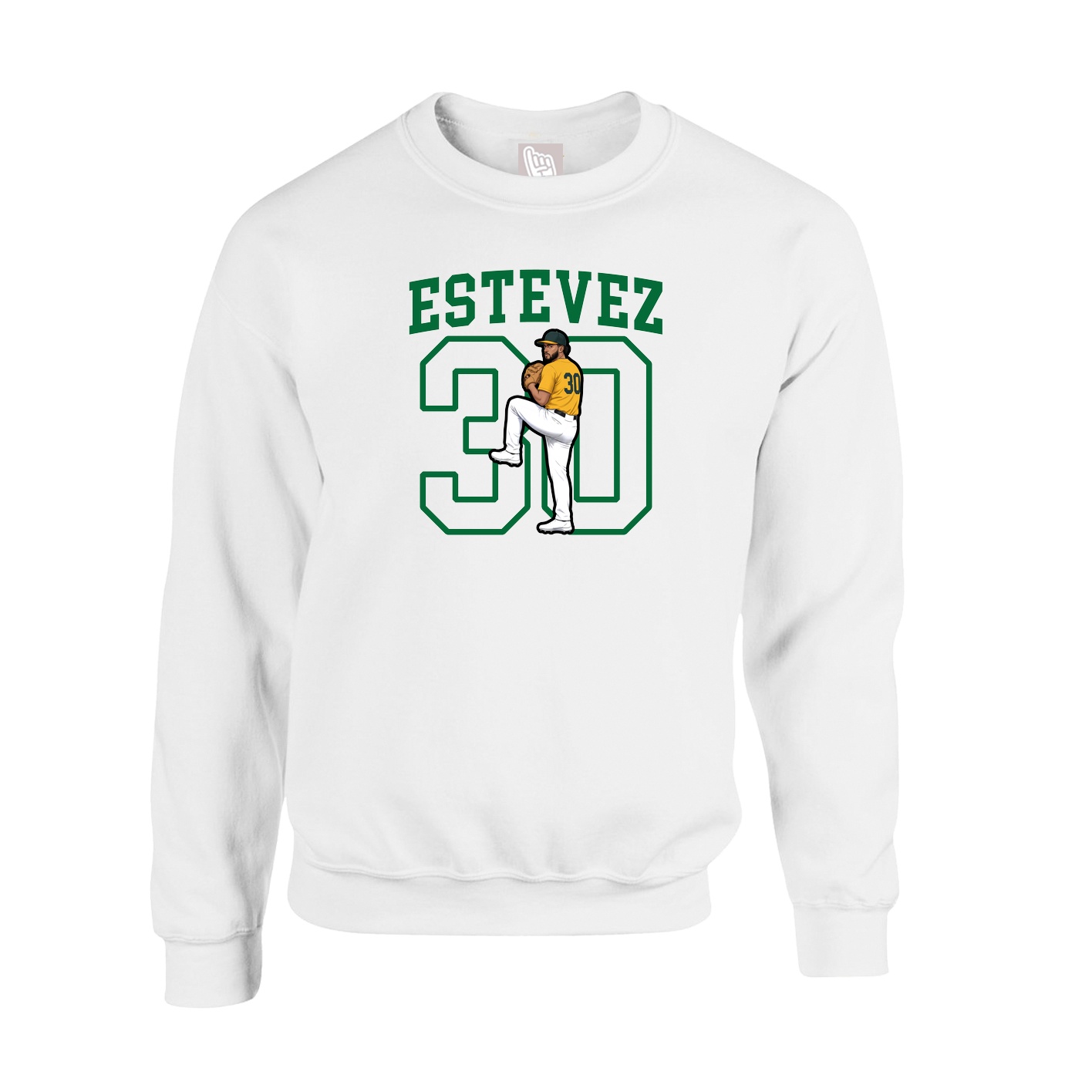 Fleece Crew — Shirsey in White