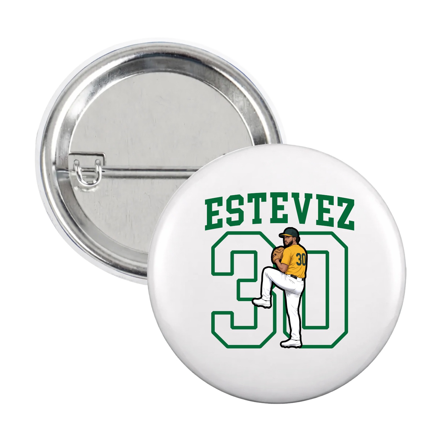 Game Day Button — Shirsey in White