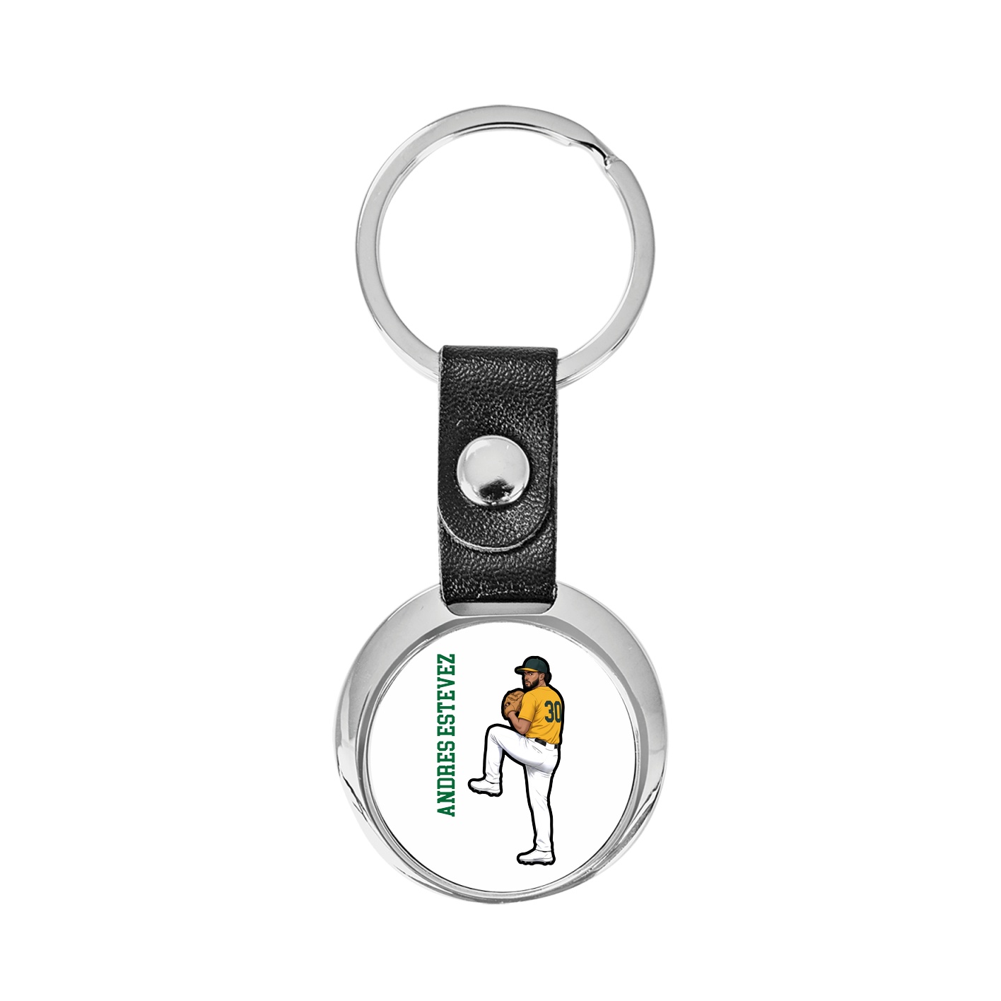 Key Chain — Name Vertical in Classic
