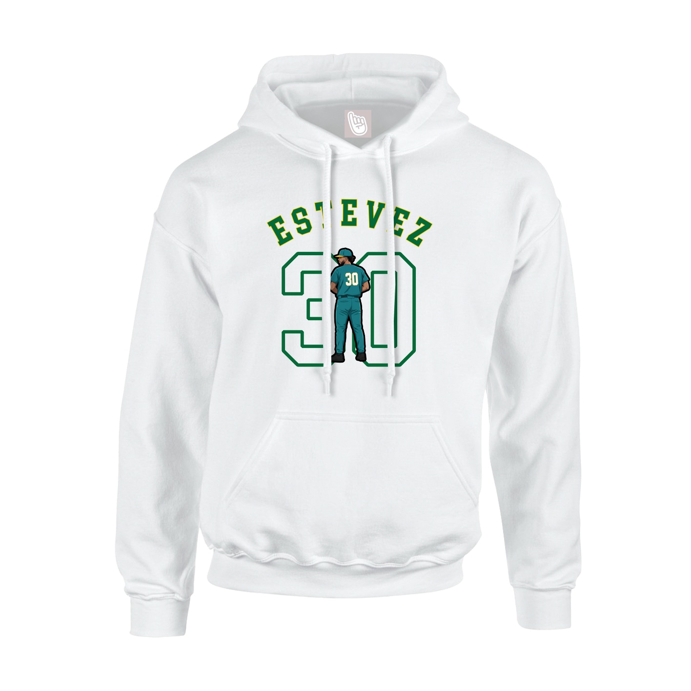 Hoodie — Shirsey Arch in White