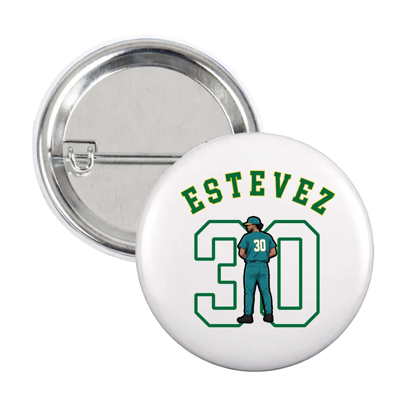 Game Day Button — Shirsey Arch in White
