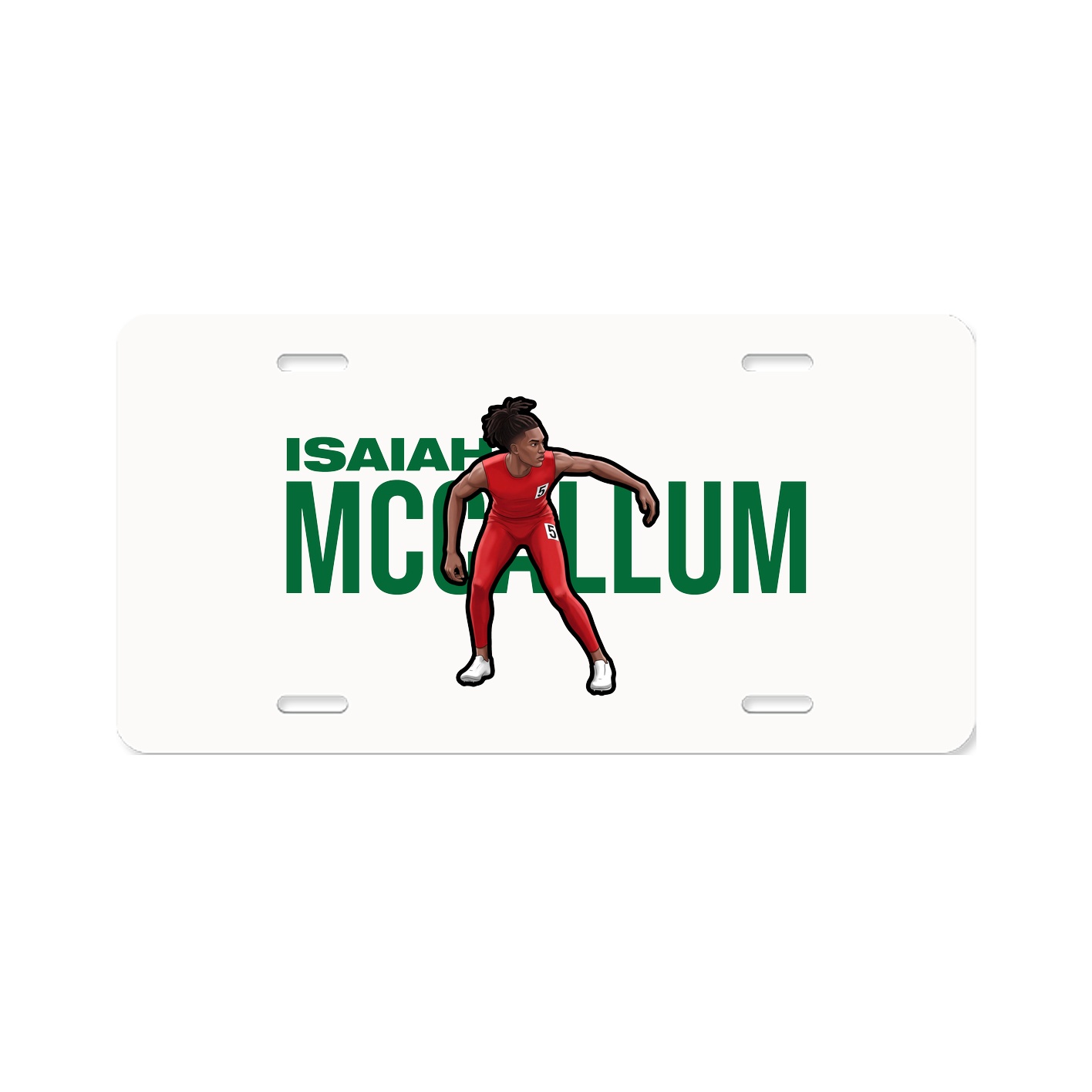 License Plate — Player Name in Classic