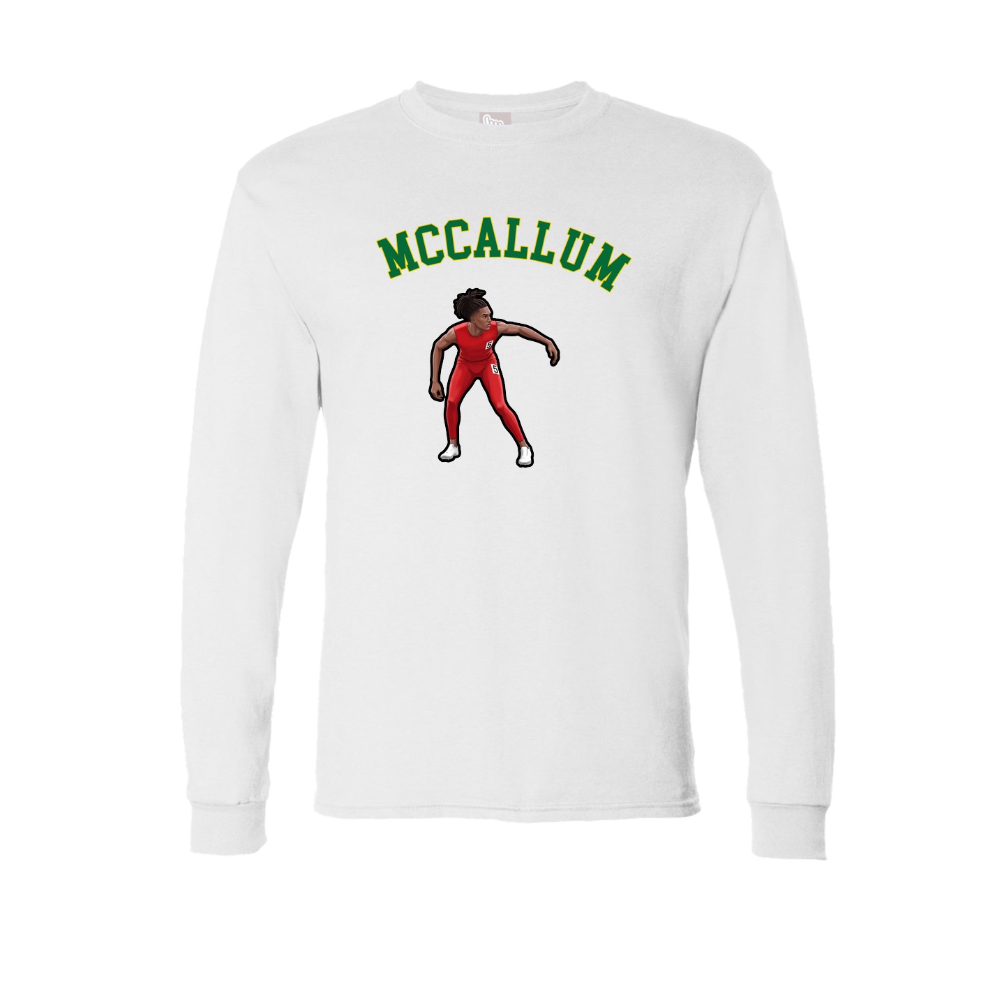 Long Sleeve Tee — Shirsey Arch in White