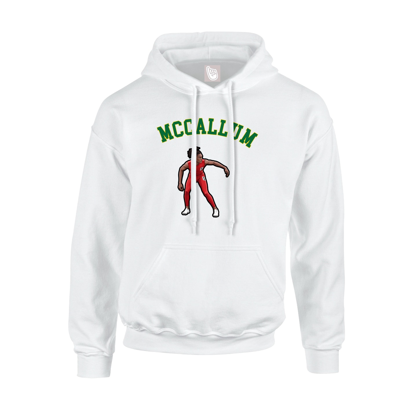 Youth Hoodie — Shirsey Arch in White