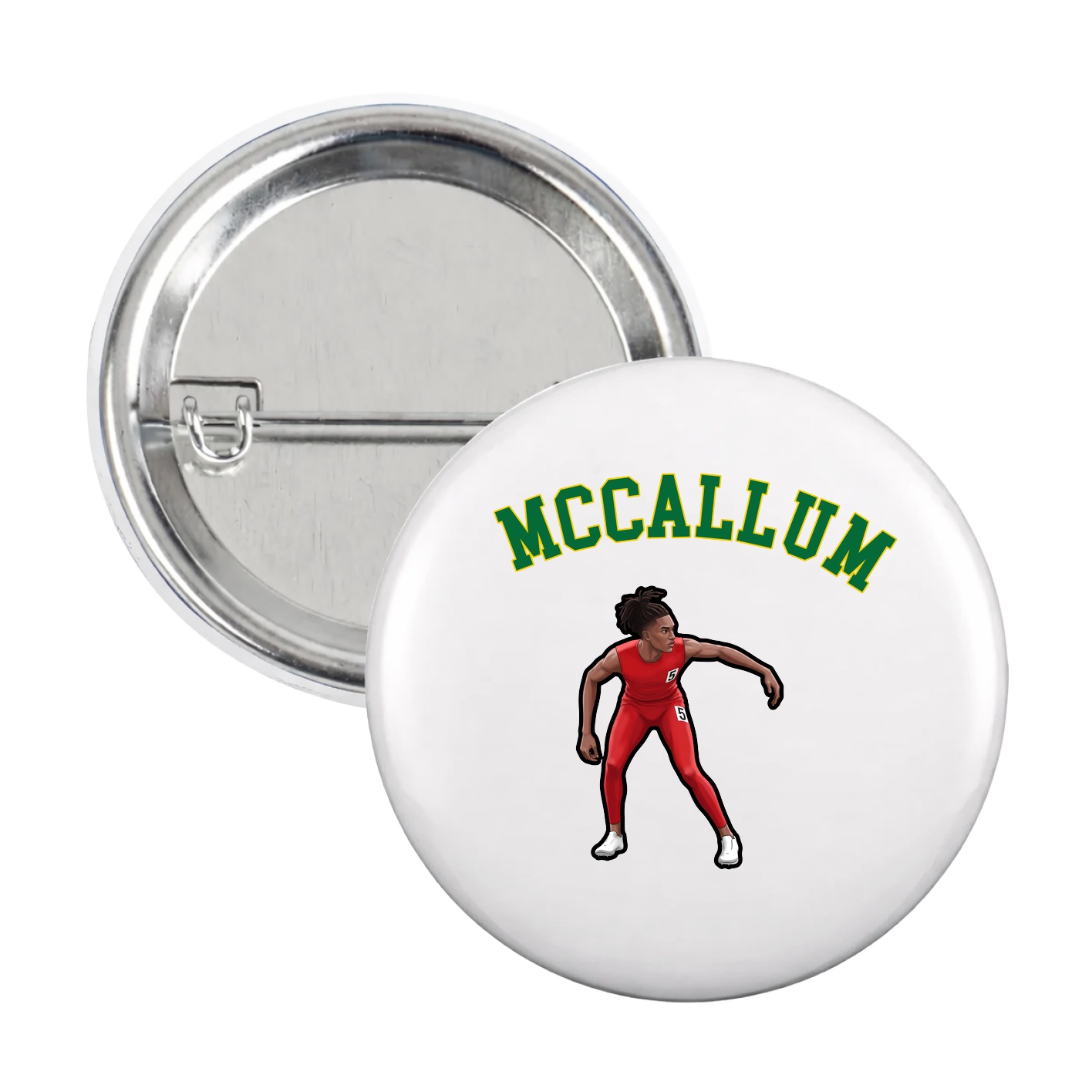 Game Day Button — Shirsey Arch in White
