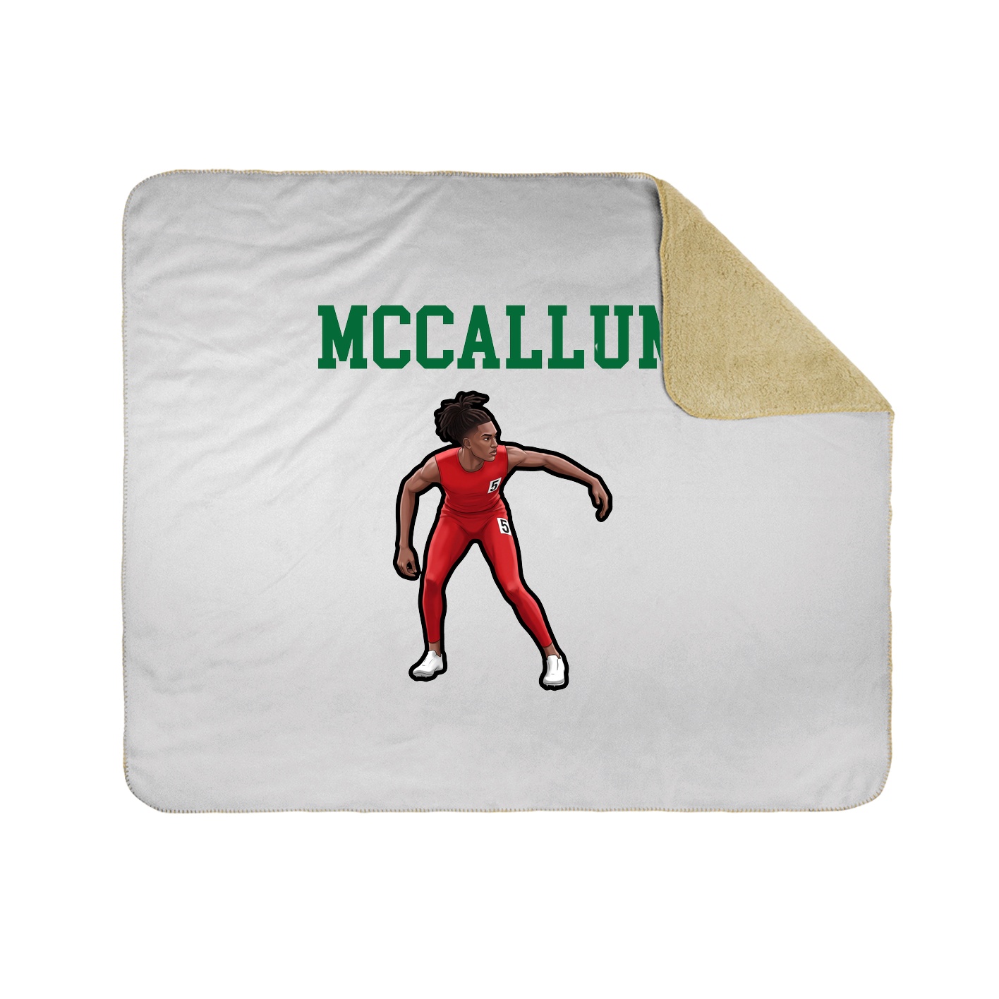 Throw Blanket — Shirsey in White