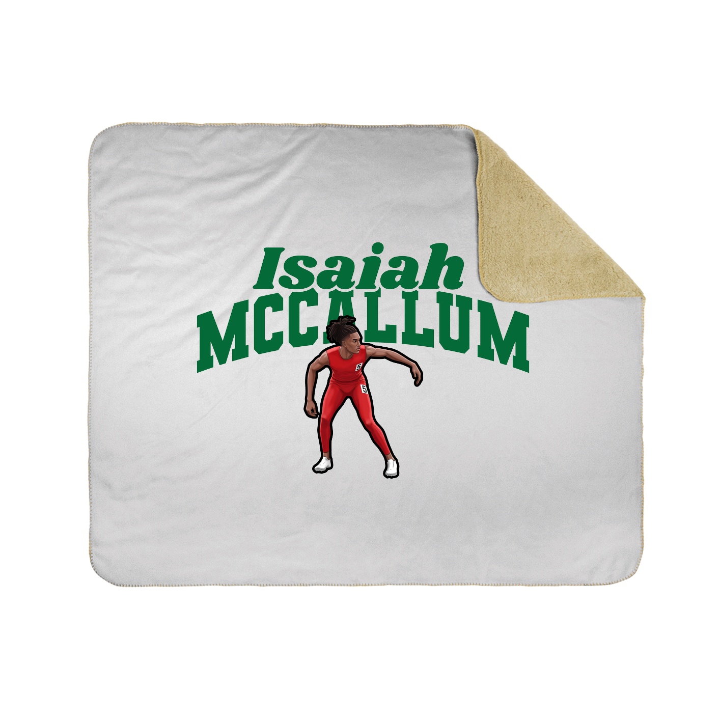 Throw Blanket — Signature Arch in White