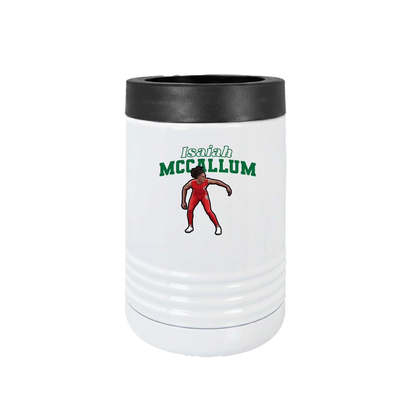 Beverage Holder — Name Arch in White