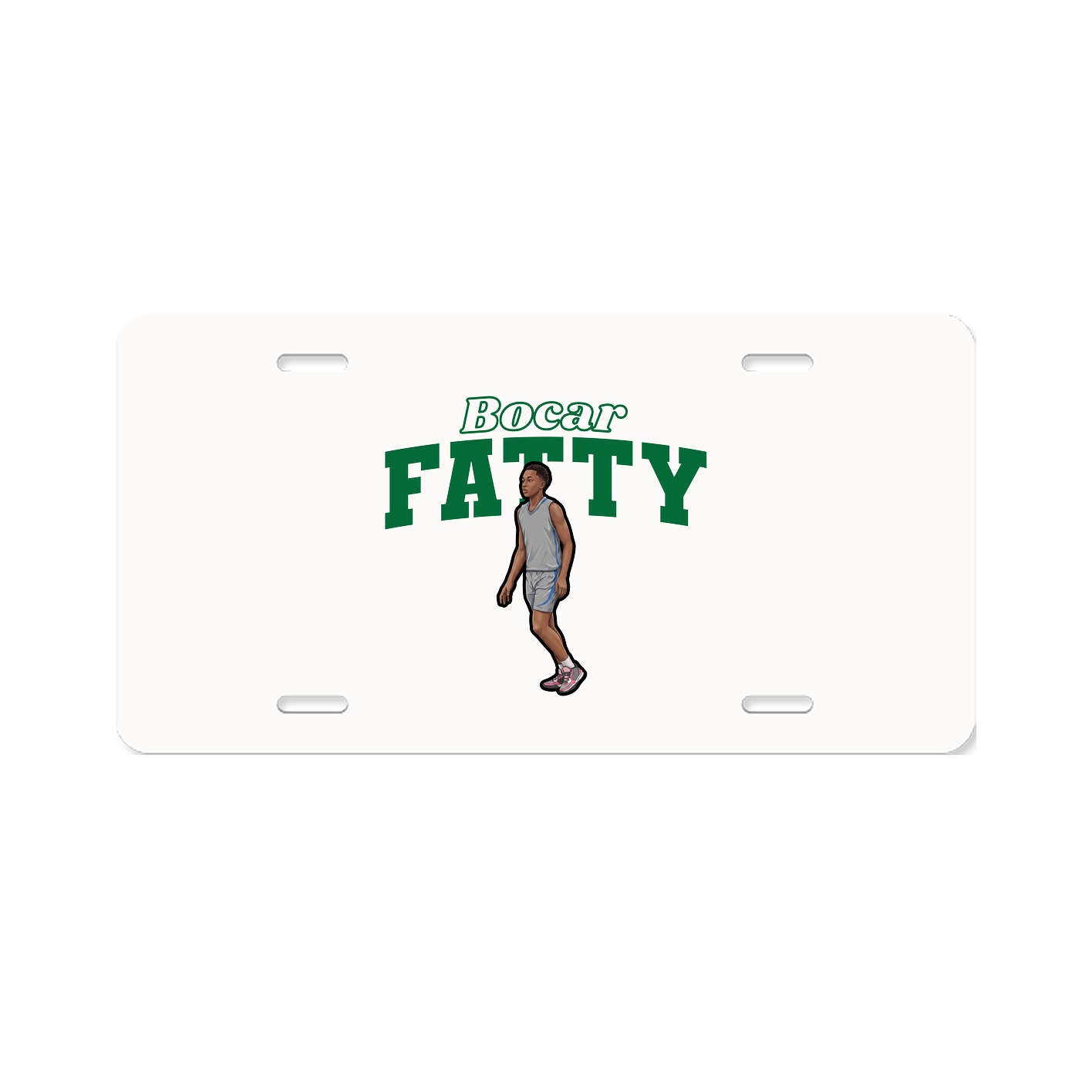 License Plate — Name Arch in Classic