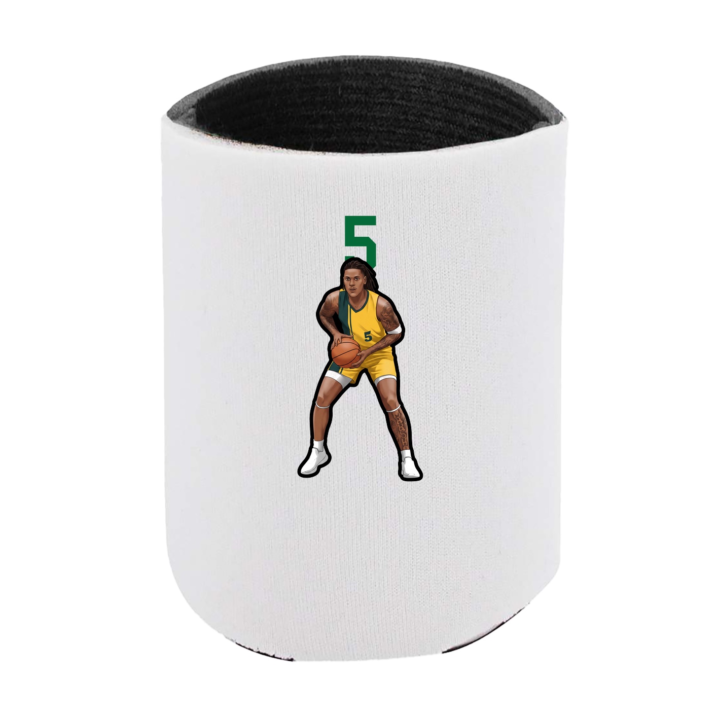 Can Holder — Number Top in White