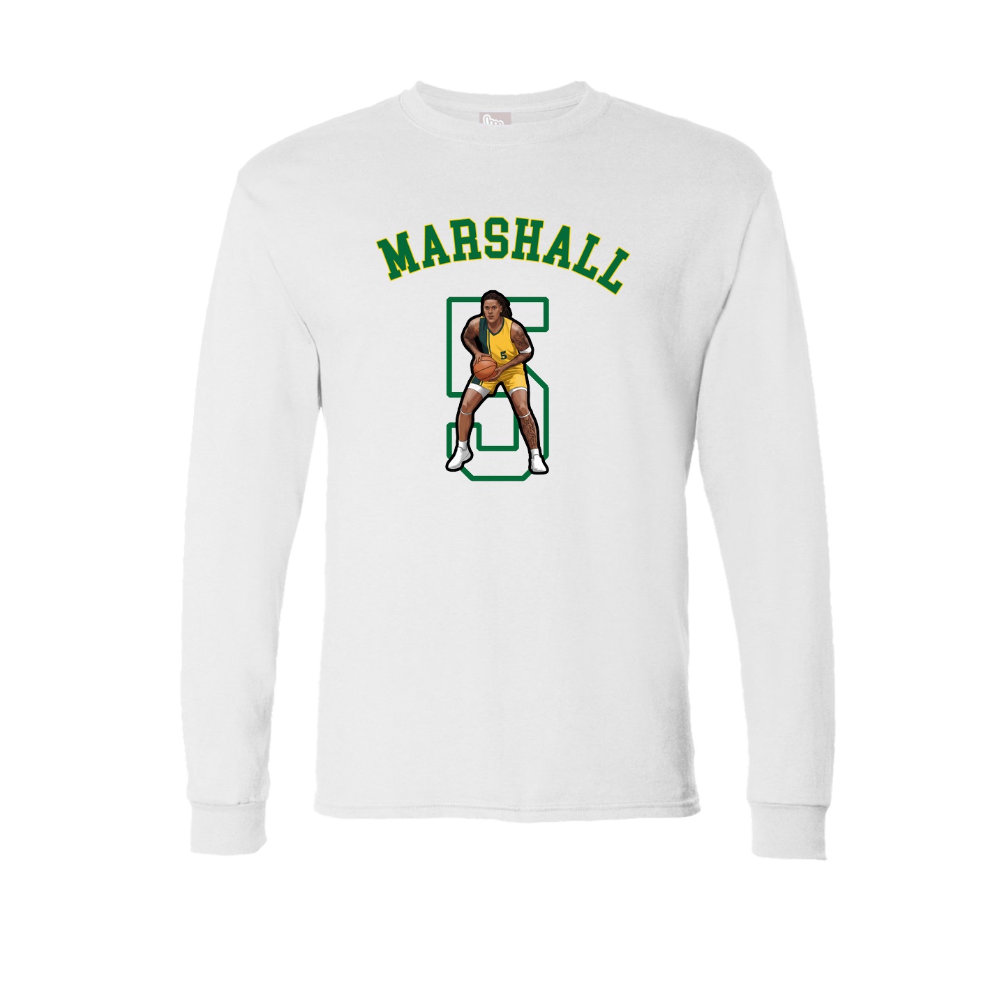 Long Sleeve Tee — Shirsey Arch in White