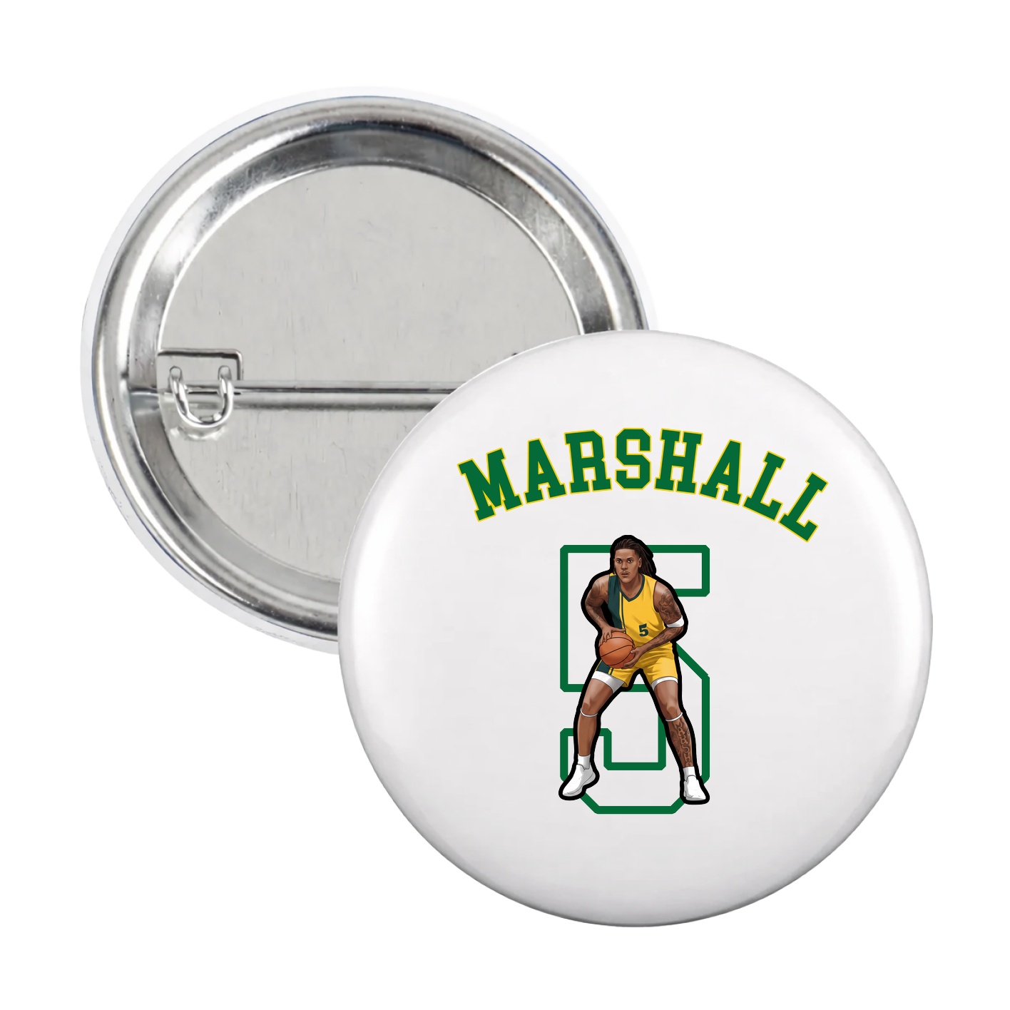 Game Day Button — Shirsey Arch in White