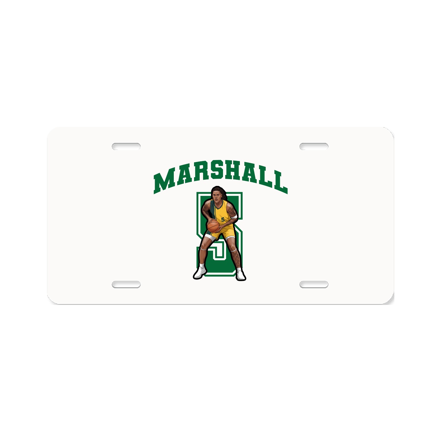 License Plate — Number in Classic
