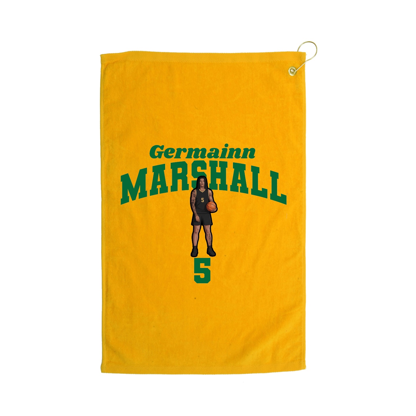 Golf Towel — Signature Arch in Gold