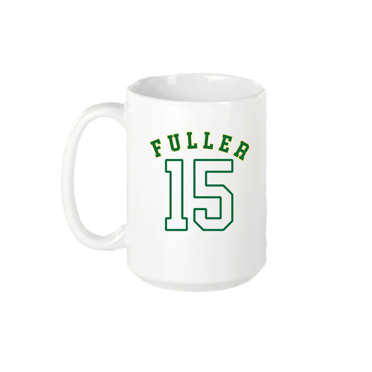 15oz Coffee Mug — Shirsey Arch in White