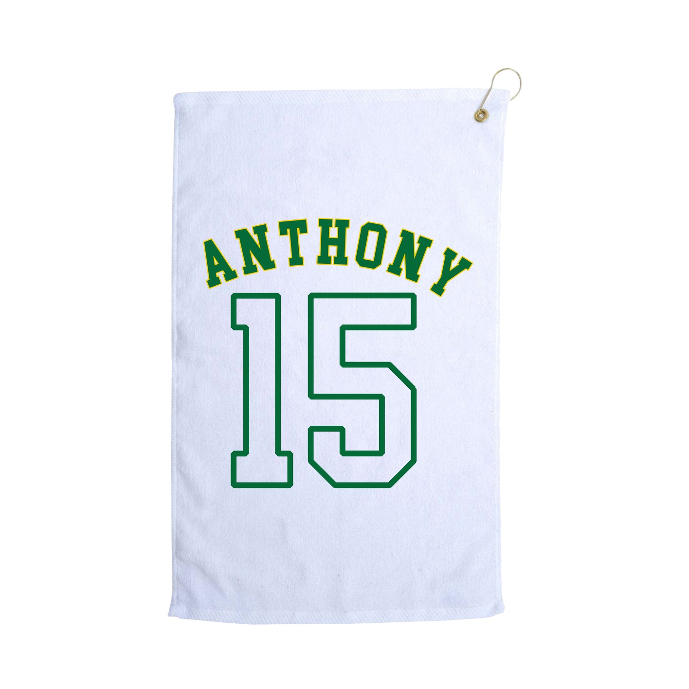 Golf Towel — Shirsey Arch in White