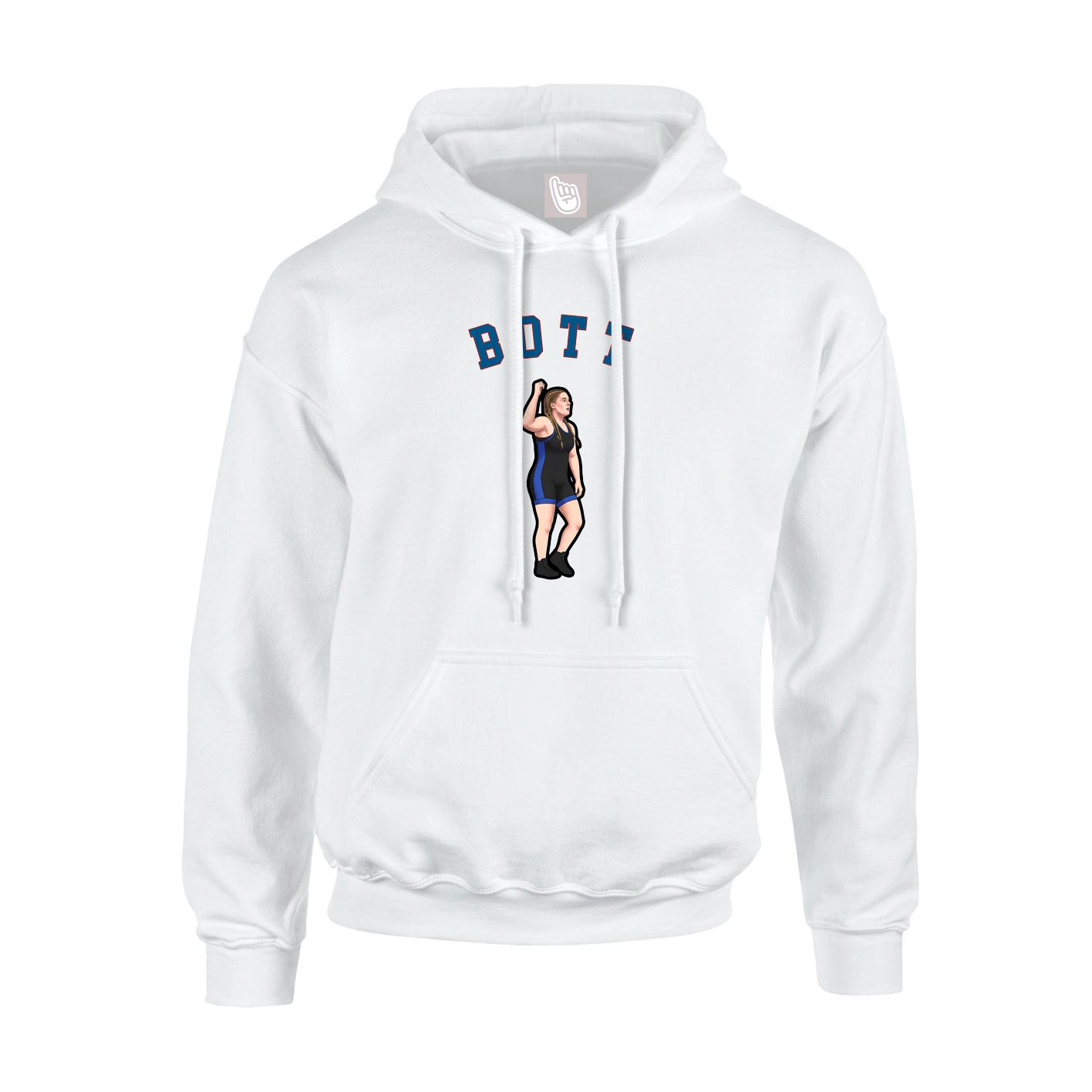 Hoodie — Shirsey Arch in White