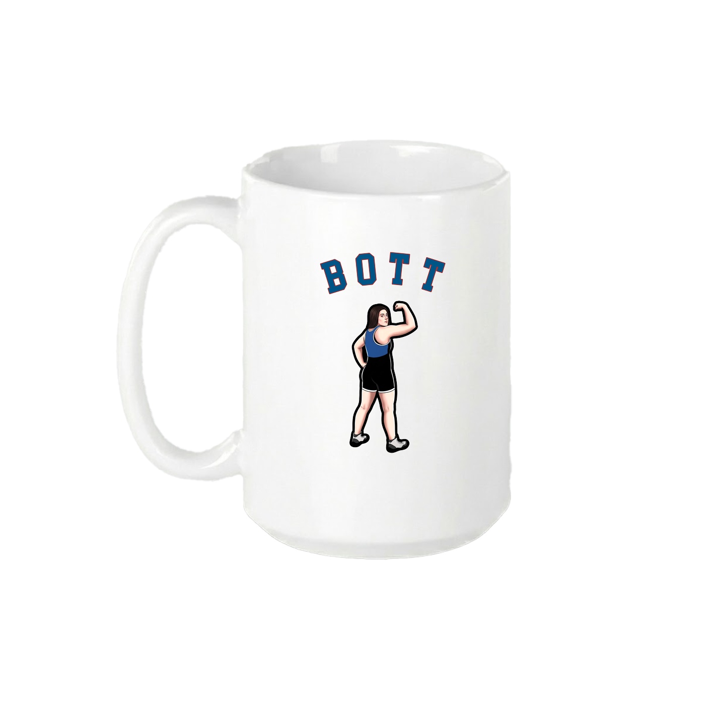 15oz Coffee Mug — Shirsey Arch in White