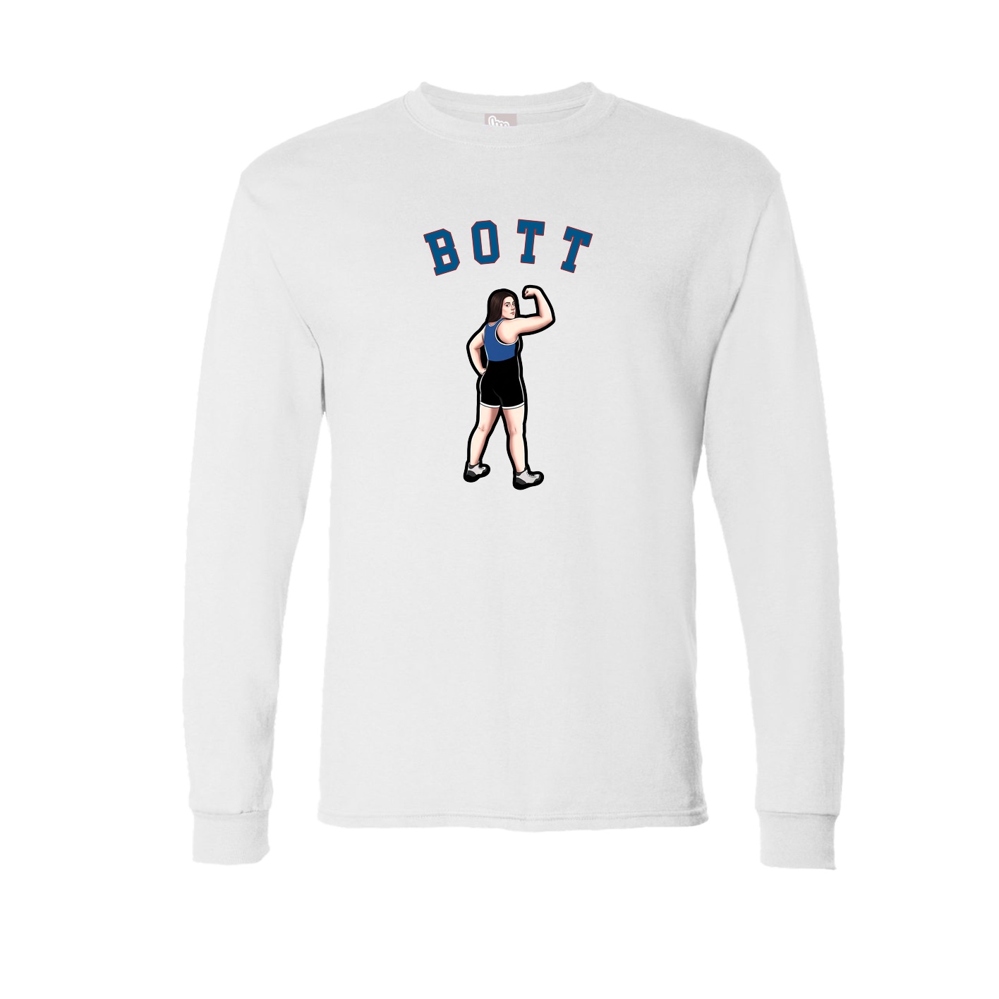 Long Sleeve Tee — Shirsey Arch in White