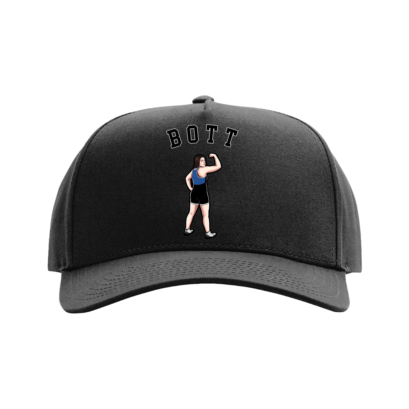 Full Fabric Five-Panel Champ Cap