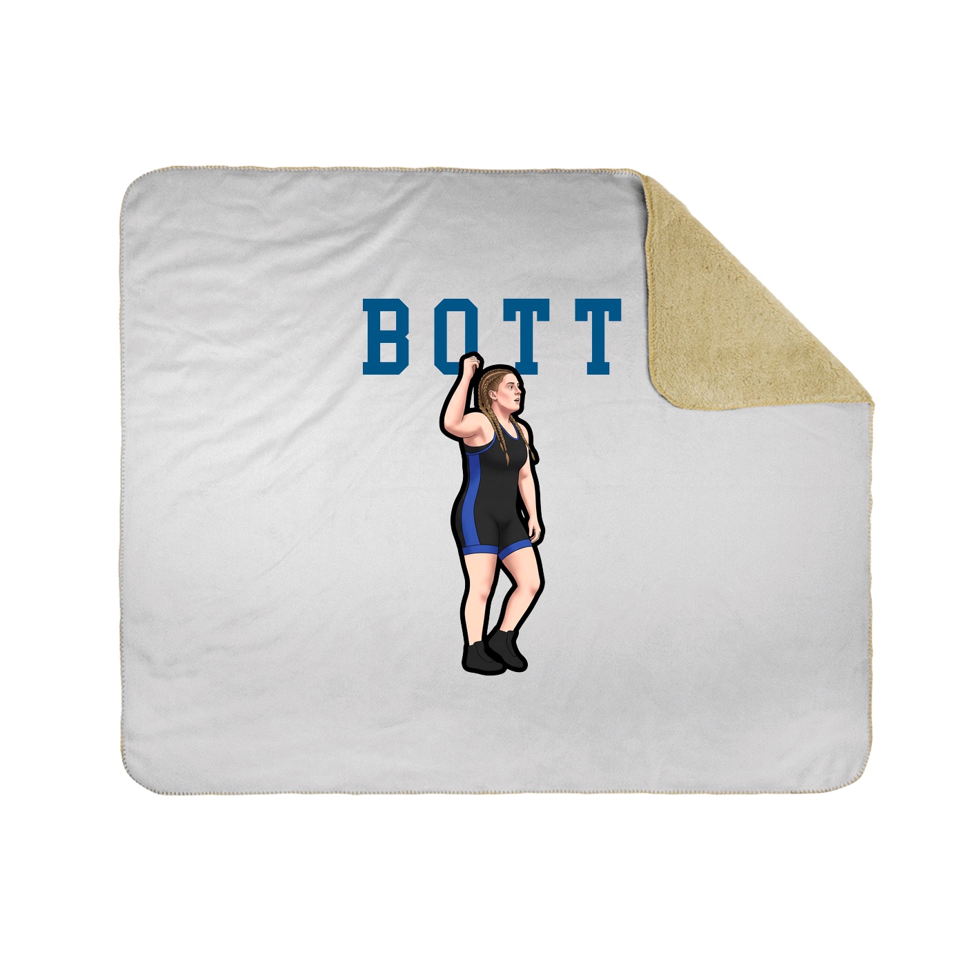 Throw Blanket — Shirsey in White