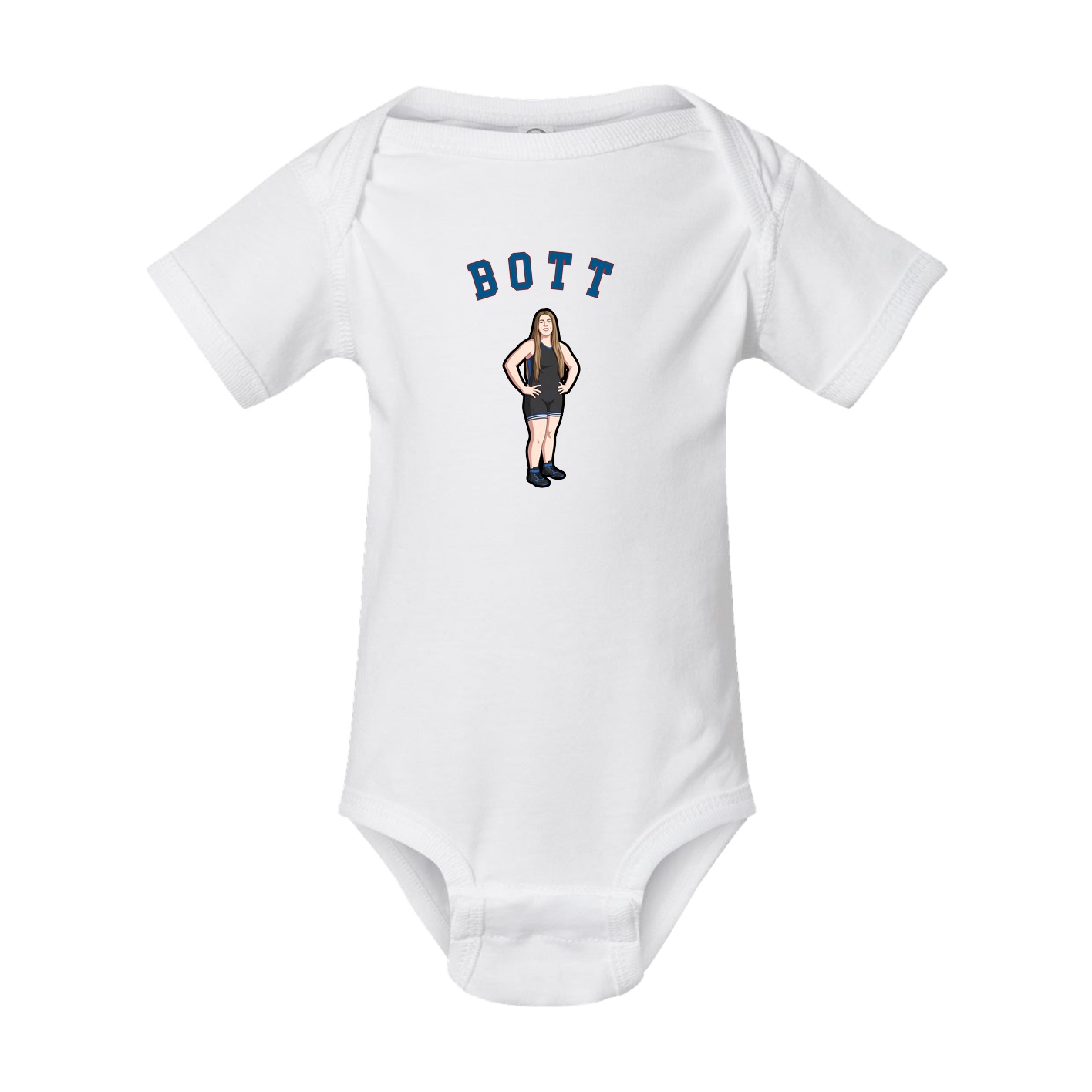 Baby Onesie — Shirsey Arch in White